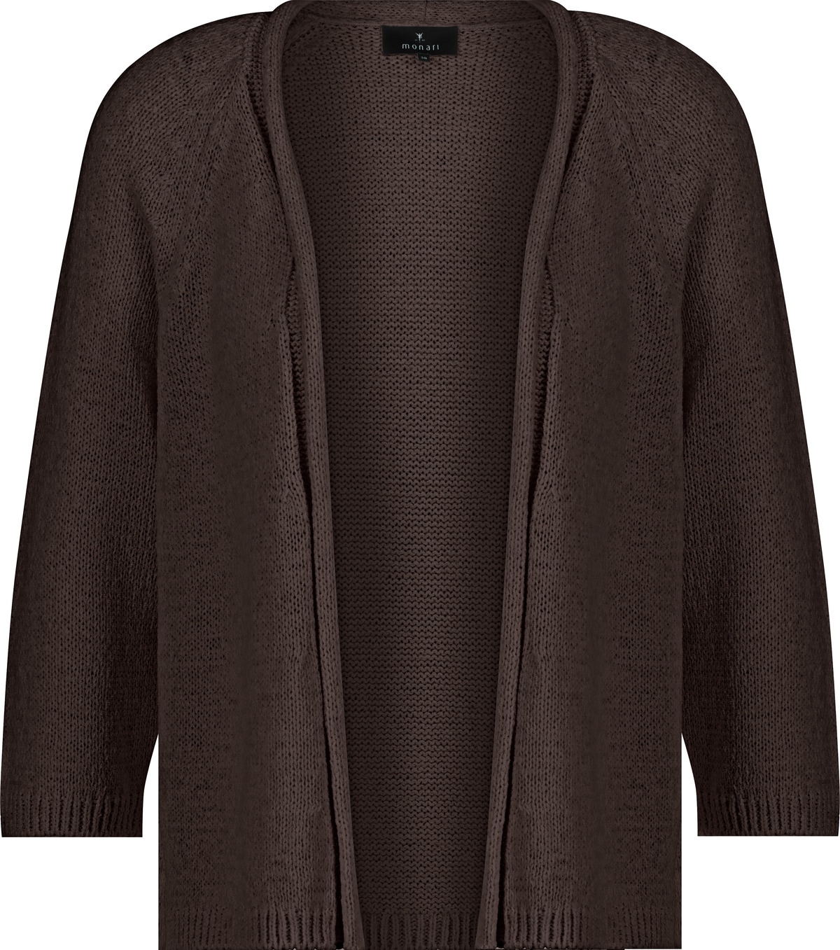 Monari Veste en tricot »Jacke Stricküberwurf Basic« à manches mi-longues