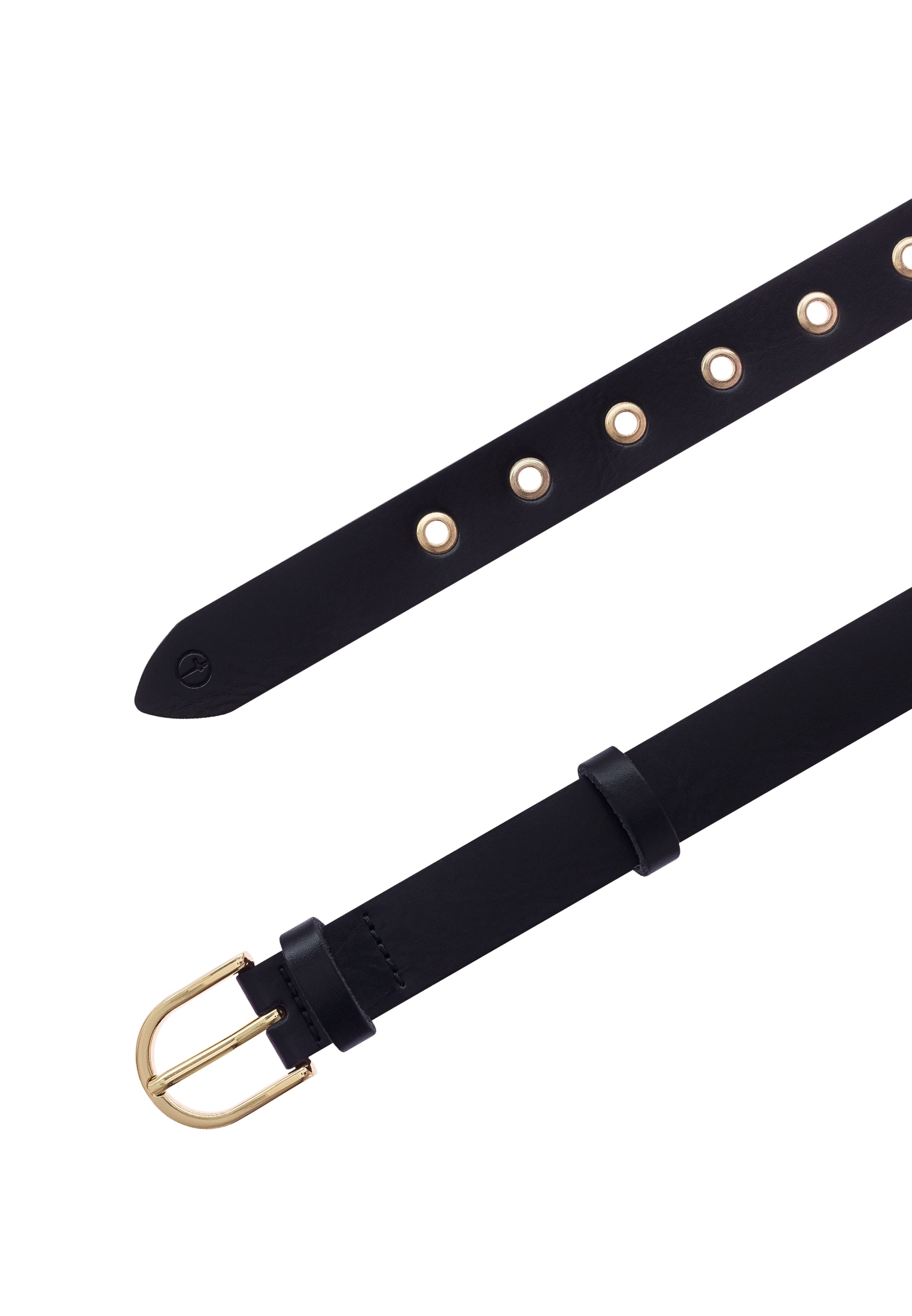 Tamaris Ledergürtel »"Elly Gold"« Goldene Ösen