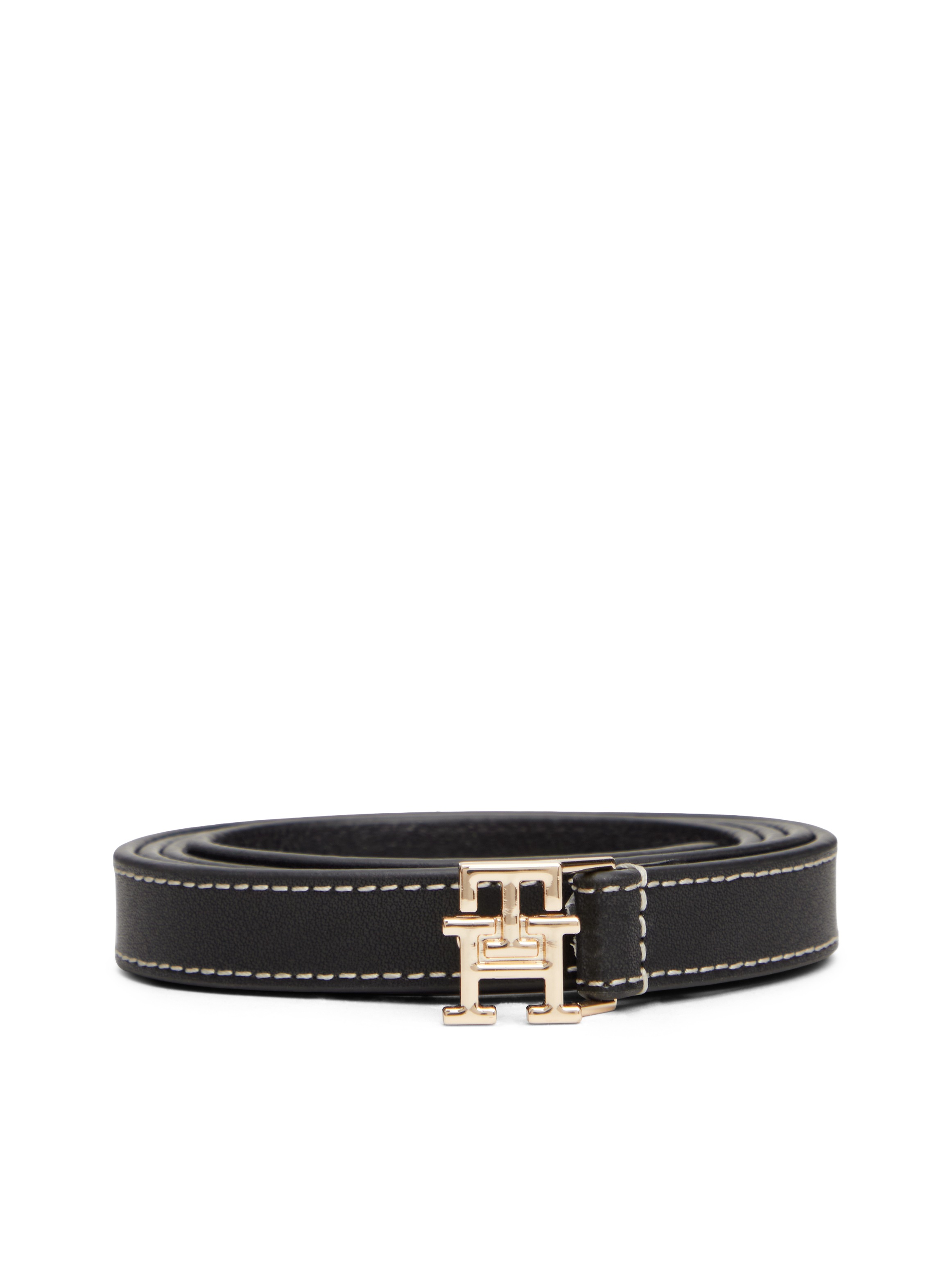 Tommy Hilfiger Ledergürtel »TH LOGO 1.5 cm breit«
