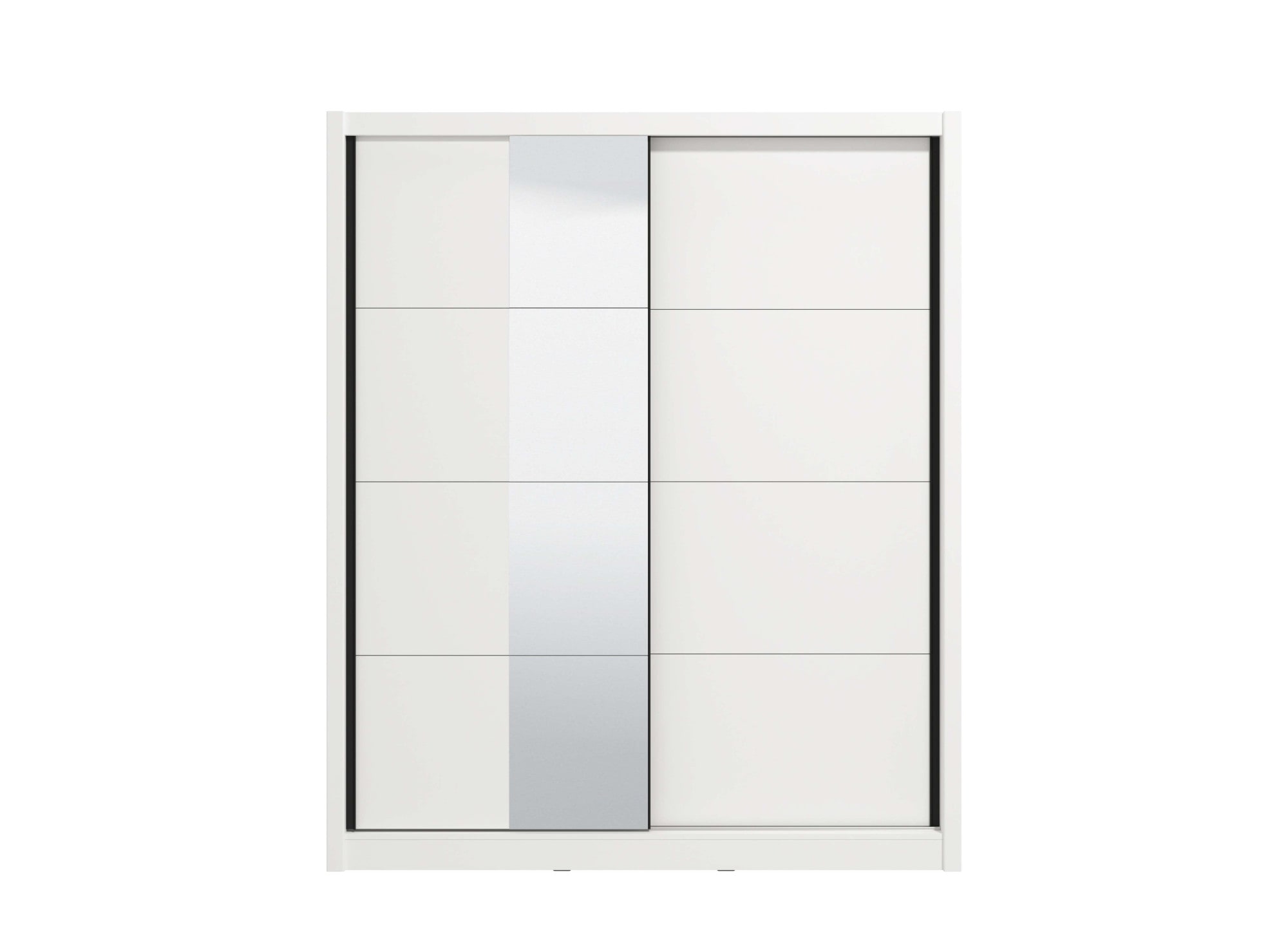 INOSIGN Schwebetürenschrank »Albi, Schlafzimmerschrank, Wäscheschrank in cashmere oder weiss« Kleiderschrank mit Spiegel MIT Innenausstattung,FSC®-zertifiziert