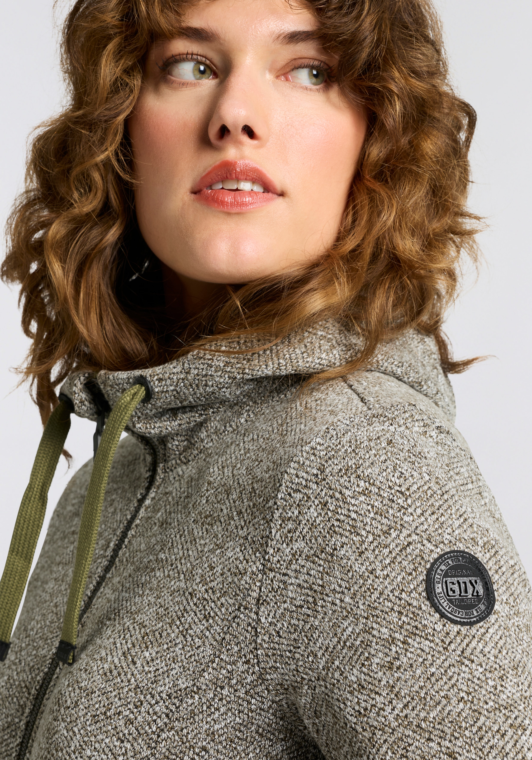 G.I.G.A. DX by killtec Veste en laine polaire »GW 52 WMN KNTFLC JCKT« 1 cuis tlg. mit Kapuze