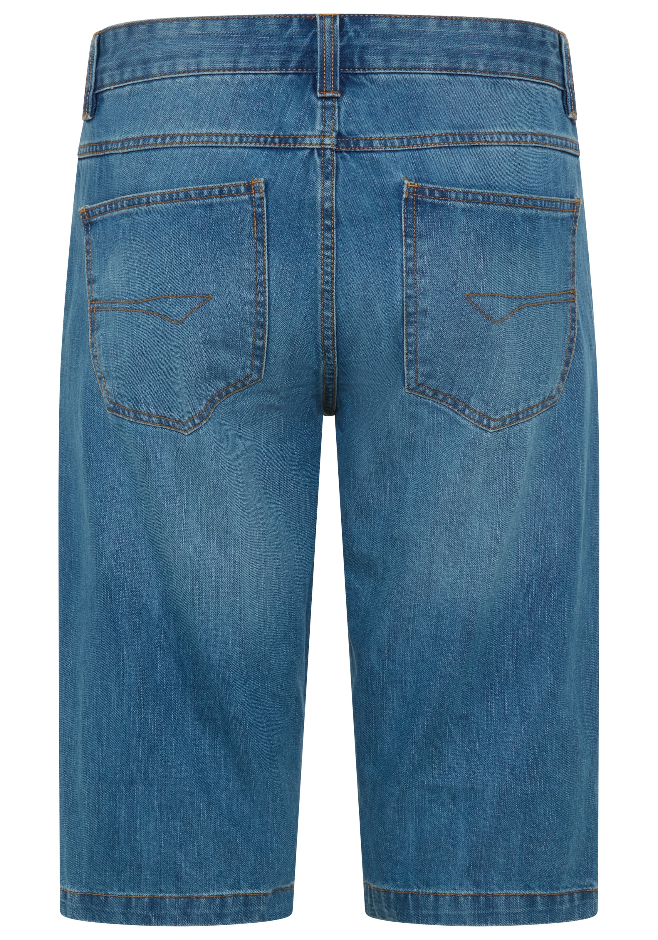 Arizona Jeansbermudas »mit Abriebeffekten für einen collen Used-Look« Regular Fit Passform, gerade Beinform, niedrige Leibhöhe