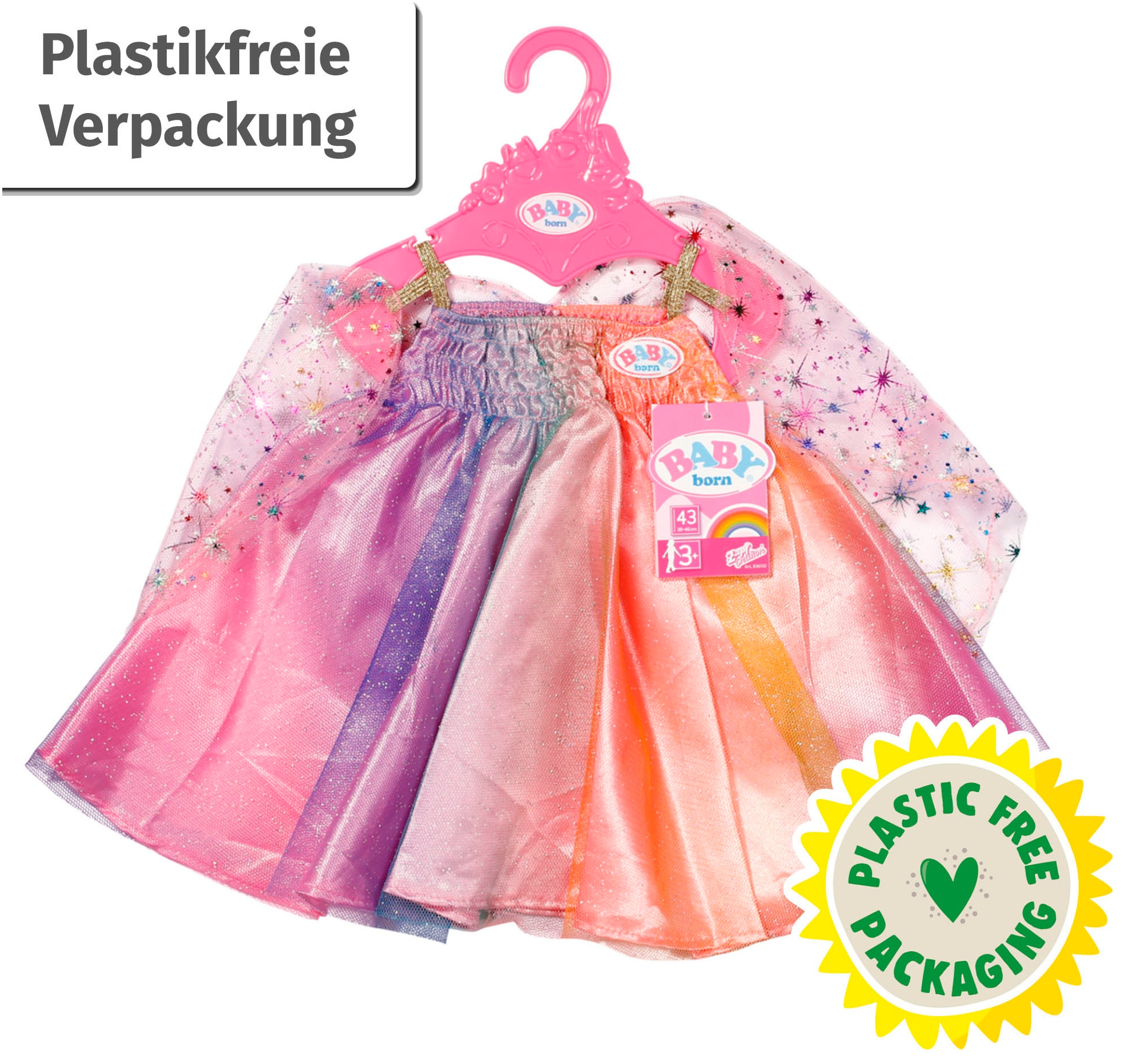 Baby Born Puppenkleidung »Regenbogen Kleid, 43 cm«