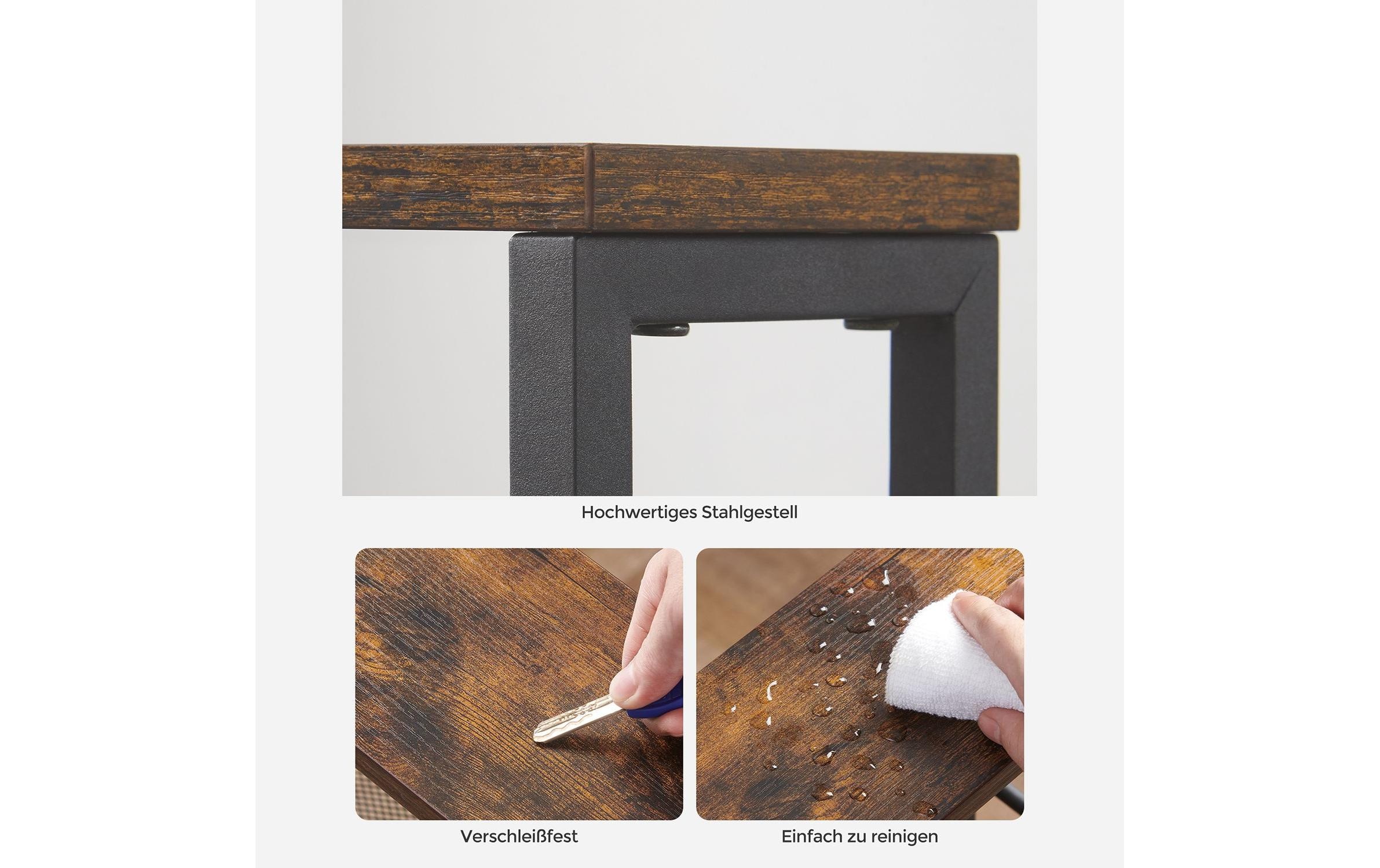 VASAGLE Rollwagen »besonders schmal mit 4 Ebenen«