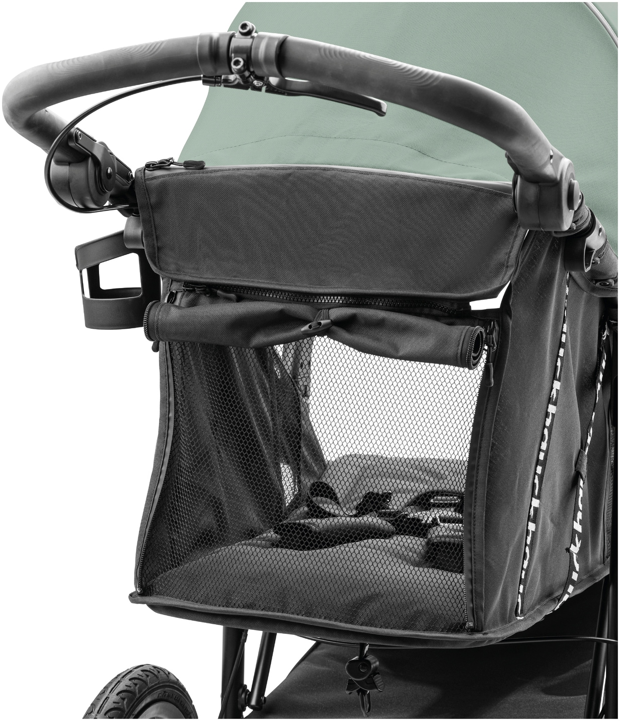 Hauck Poussette à trois roues »Runner 3, Jungle Green« 22 kilos mit XXL-Lufträdern u. Handbremse; bis 22 kg belastbar