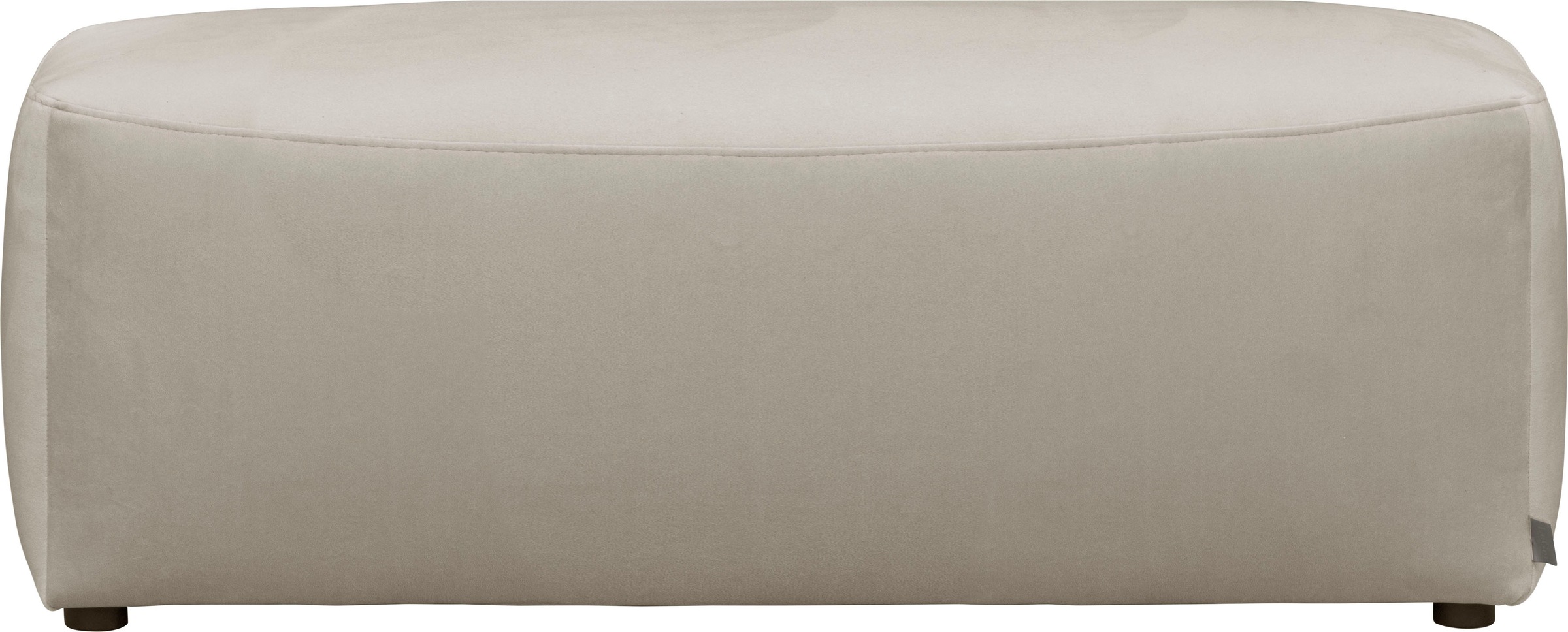 LeGer Home by Lena Gercke Tabouret rembourré »YANI Sitzhocker mit Wellenunterfederung, Masse B/T/H: 126/65/46 cm« grand tabouret assorti à la série Yani, finition de haute qualité