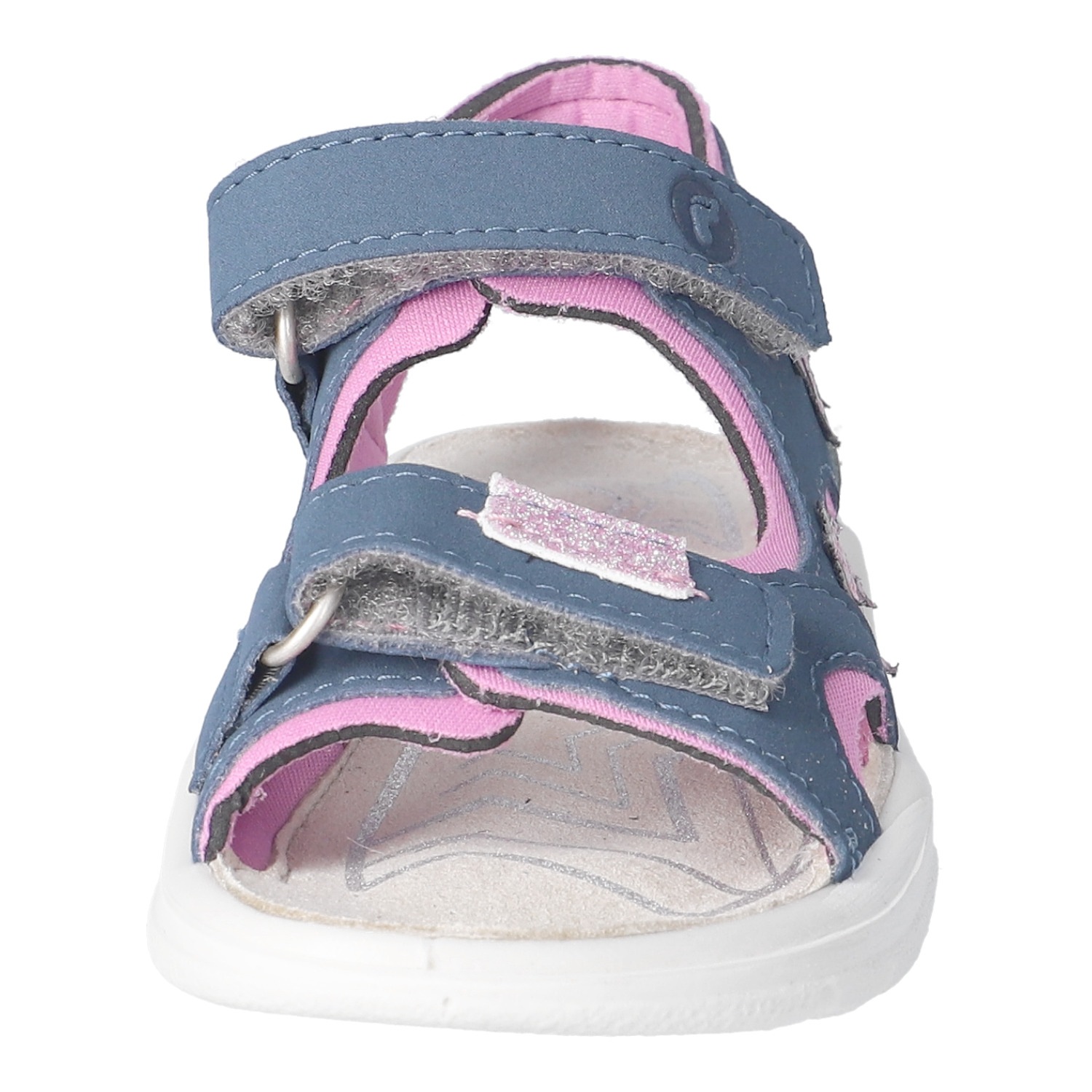 Ricosta Sandale »Carmi«  Klettschuh mit Glitzer, mit WMS, Grössenschablone zum Download