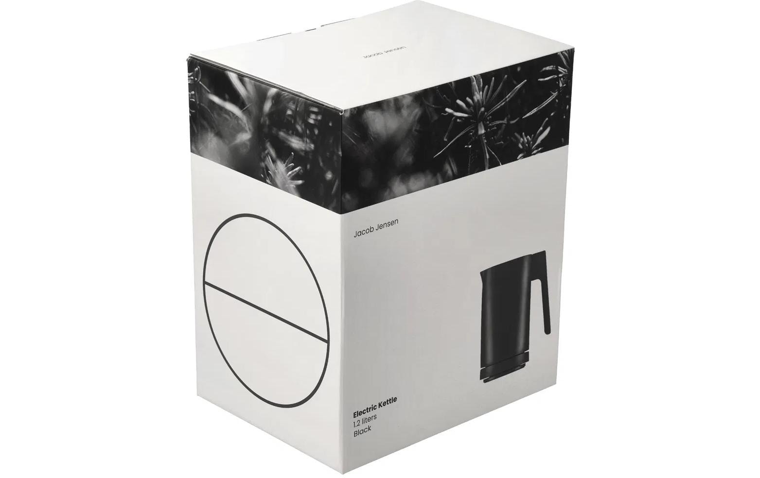 Jacob Jensen Wasserkocher »23 x 16 x 26 cm 1,2 l« 1,2 l 2200 W Wasserkocher mit Touch-Bedienung und Temperaturvorwahl