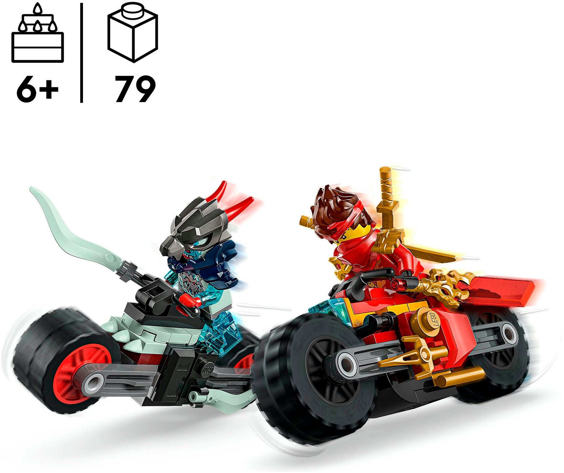 LEGO® Pions de construction »Kais Motorradrennen (71838), LEGO Ninjago« Made in Europe