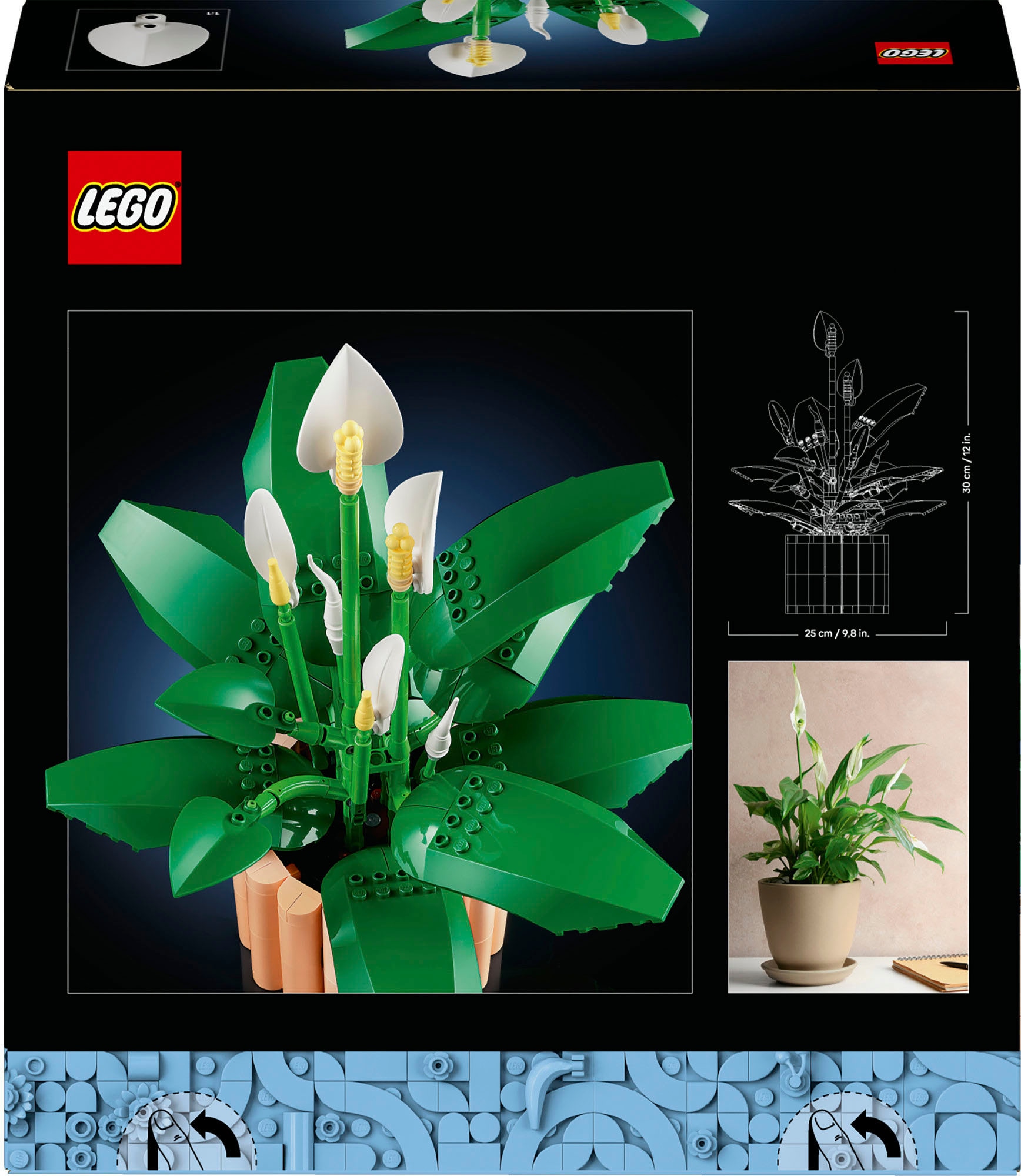 LEGO® Pions de construction »Friedenslilie (11504), LEGO Botanicals« Made in Europe