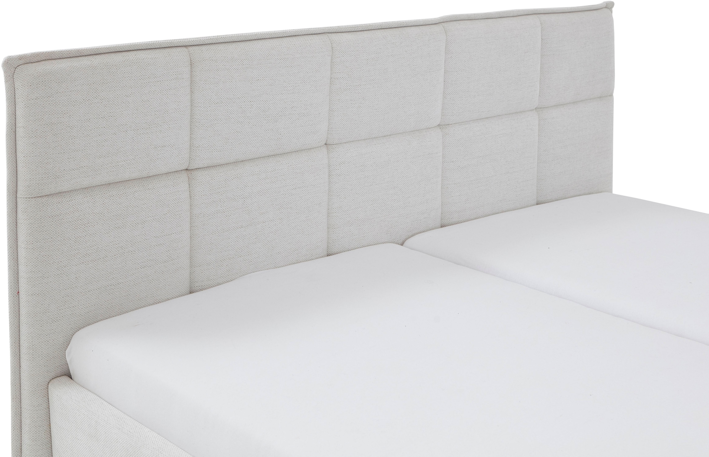 meise.möbel Lit rembourré »Paulo wahlweise mit Bettkasten, erhältlich in den Breiten 160 & 180cm« wahlweise mit Holz- oder Metallfuss