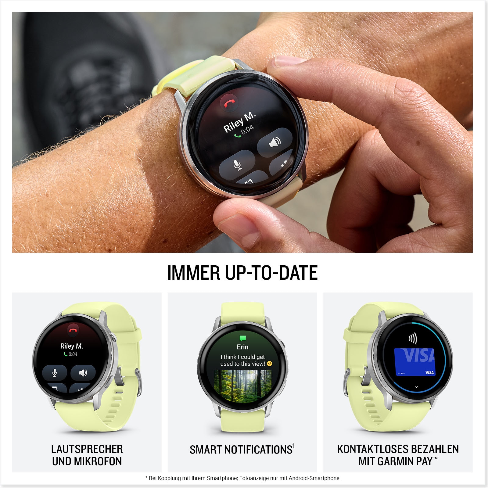 Garmin Smartwatch »Venu 4« (3,53 cm / 1,4 ″) Garmin