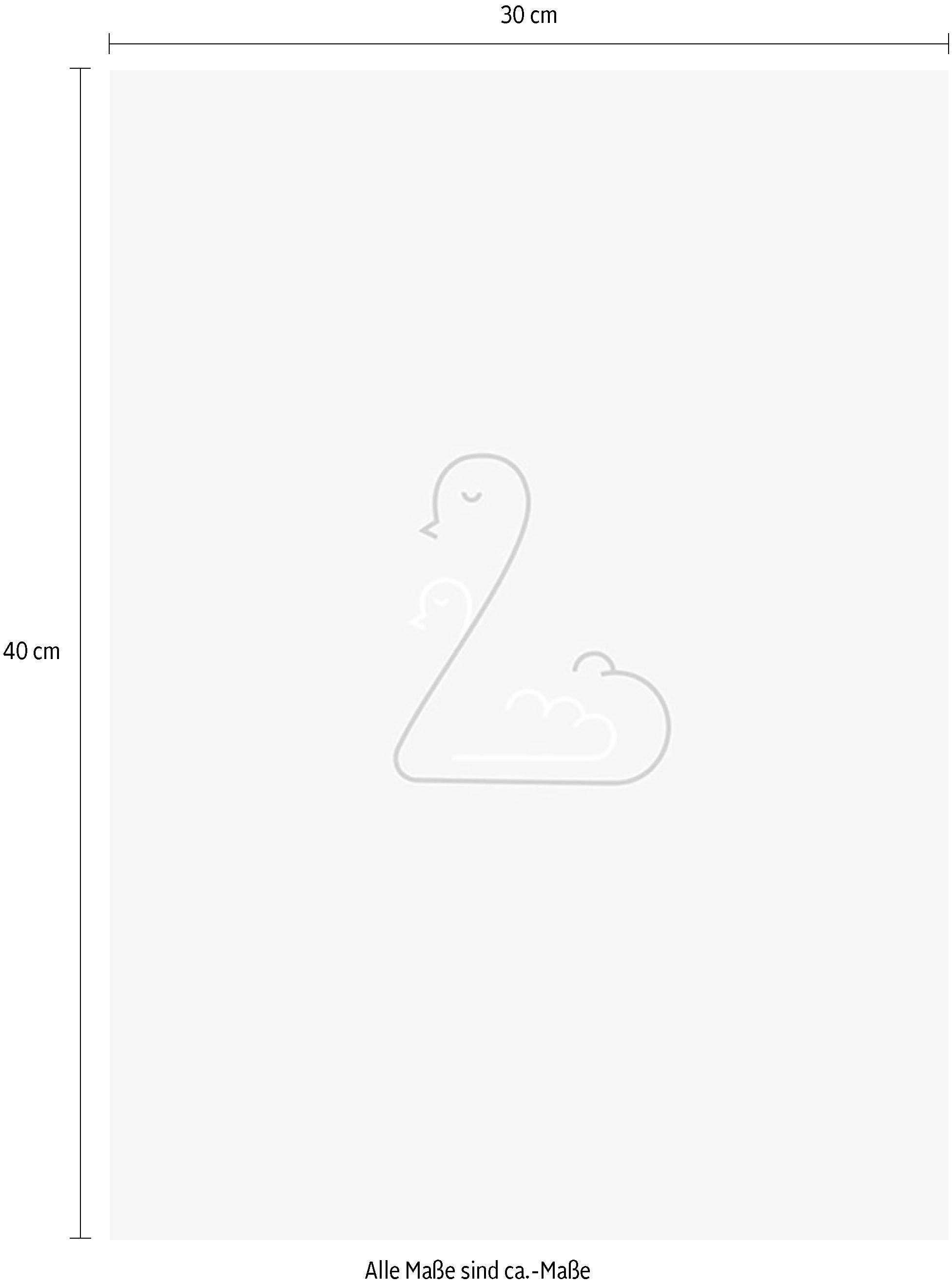 Komar Bild »Baby Welcome« Tiere 1 Stk. tlg. Wandbild zur Dekoration - ohne Rahmen