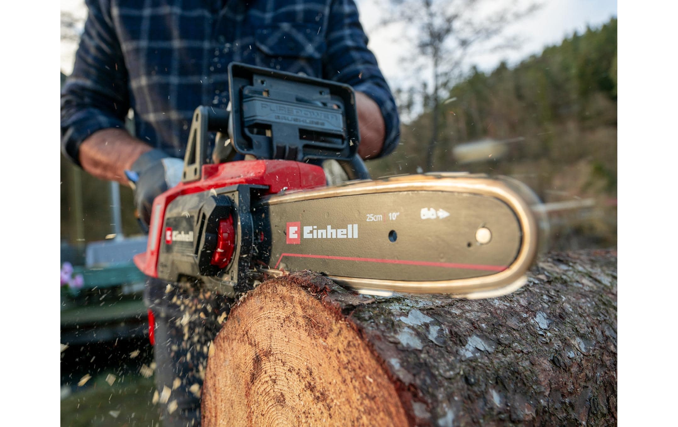 Einhell Tronçonneuse à batterie »Einhell GE-LC 18/25 Li BL-Solo Akku, bürstenlos, 25 cm«