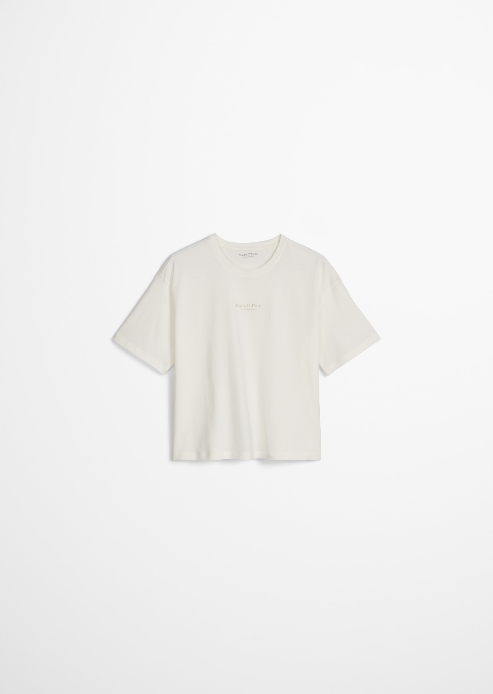 Marc O'Polo Haut de pyjama »Mix N Match Cotton« avec col rond et manches courtes