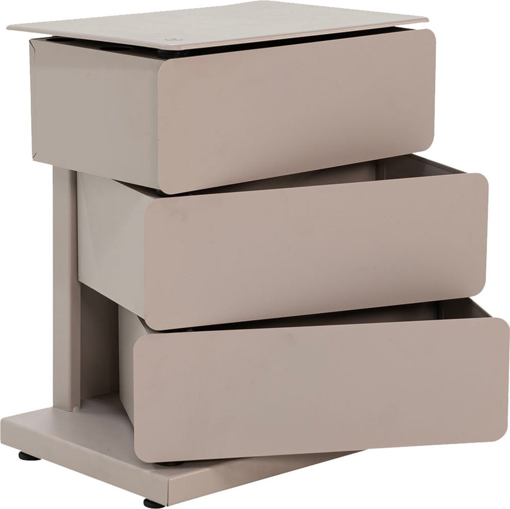 Spinder Design Commode »JOEY 3« Armoire à chaussures en acier et armoire de rangement en 1
