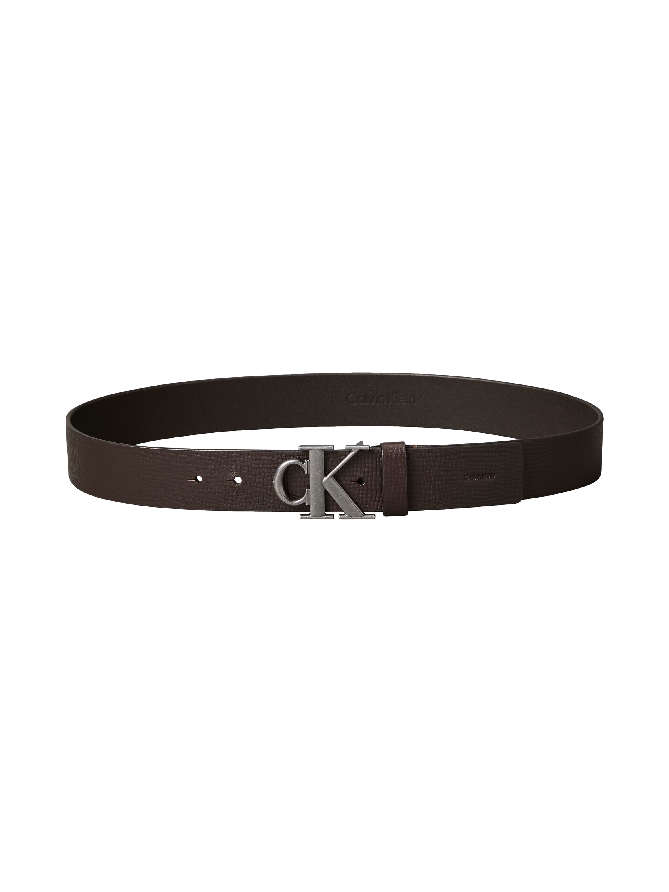Calvin Klein Ledergürtel »CK BUCKLE 40MM FIXED« Grössenverstellbar mit Metallschliesse