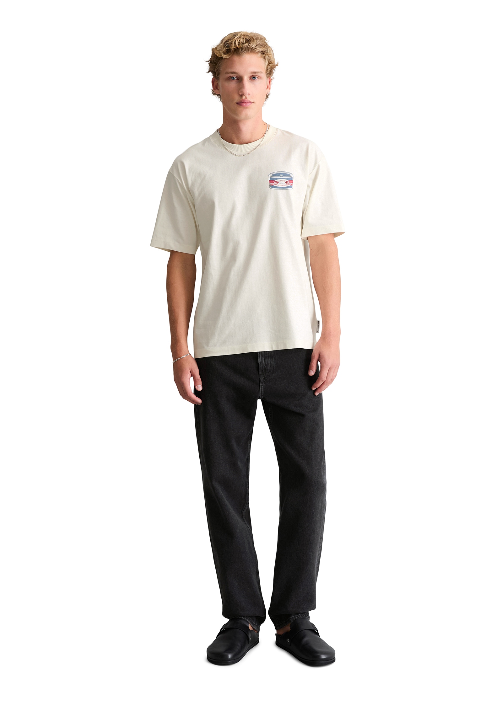 Marc O'Polo DENIM T-shirt relax en jersey de coton bio lourd