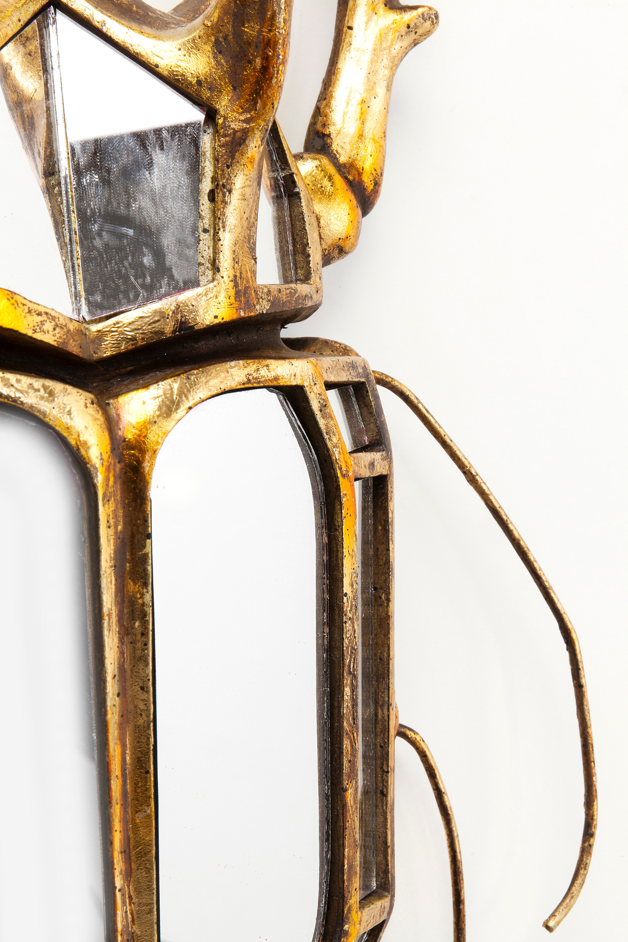 Kare Design Objet de décoration murale »Wandschmuck Beetle Mirror 25x39cm«