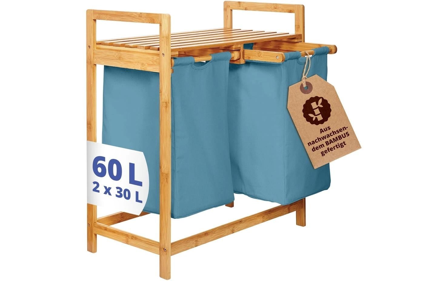 Lumaland Panier à linge »Bambus 60 l«