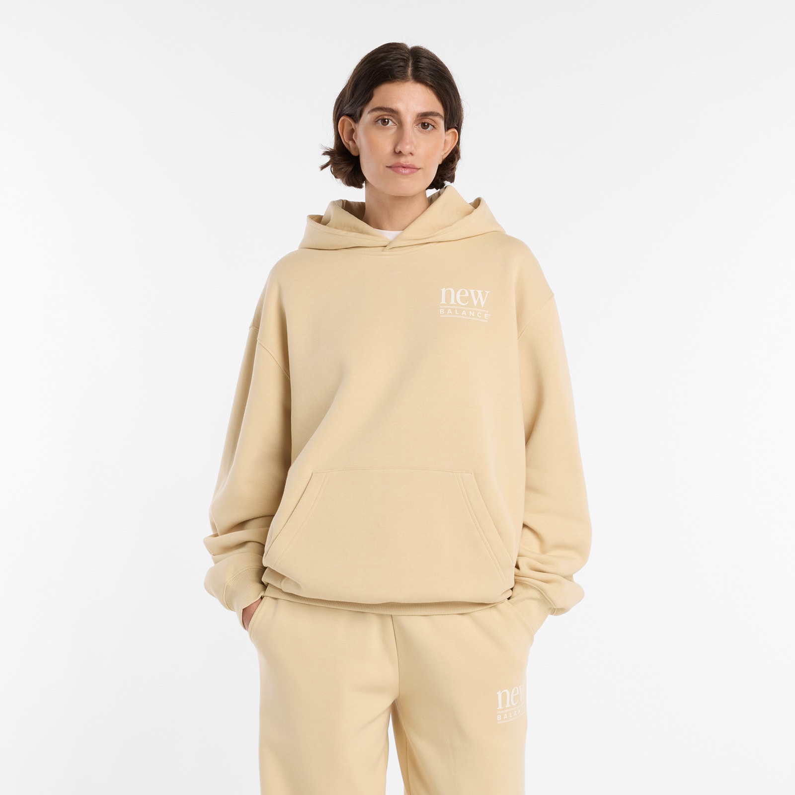 New Balance Sweat à capuche , mit Kapuze, langärmlig, mit angesetztem Bündchen am Ärmelabschluss
