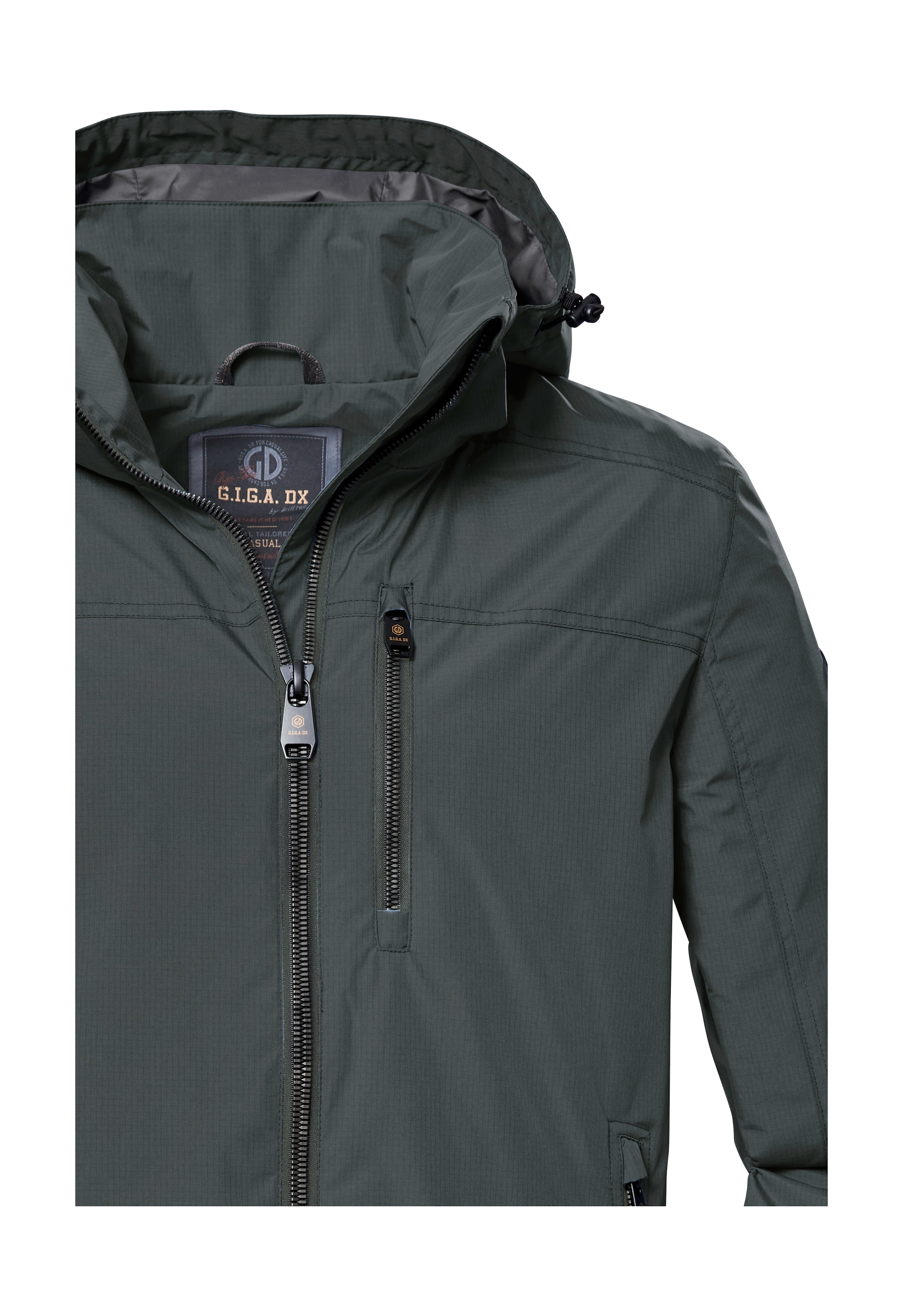 G.I.G.A. DX by killtec Funktionsjacke »GS 13 MN JCKT« Wasserabweisende Herrenjacke mit abnehmbarer Kapuze und Zippern