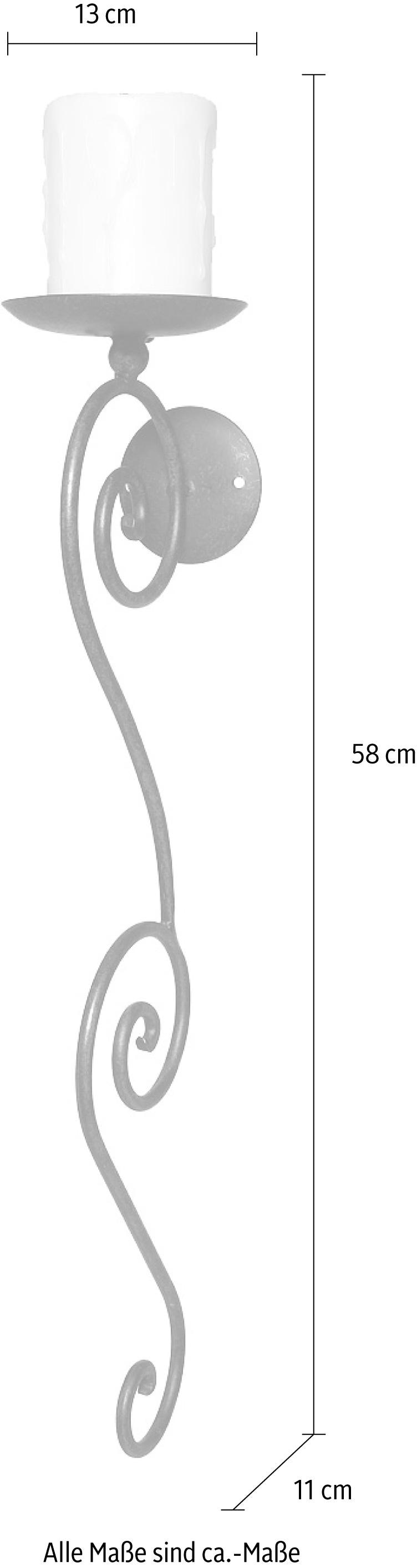 Ambiente Haus Kerzenhalter Landhaus, braun