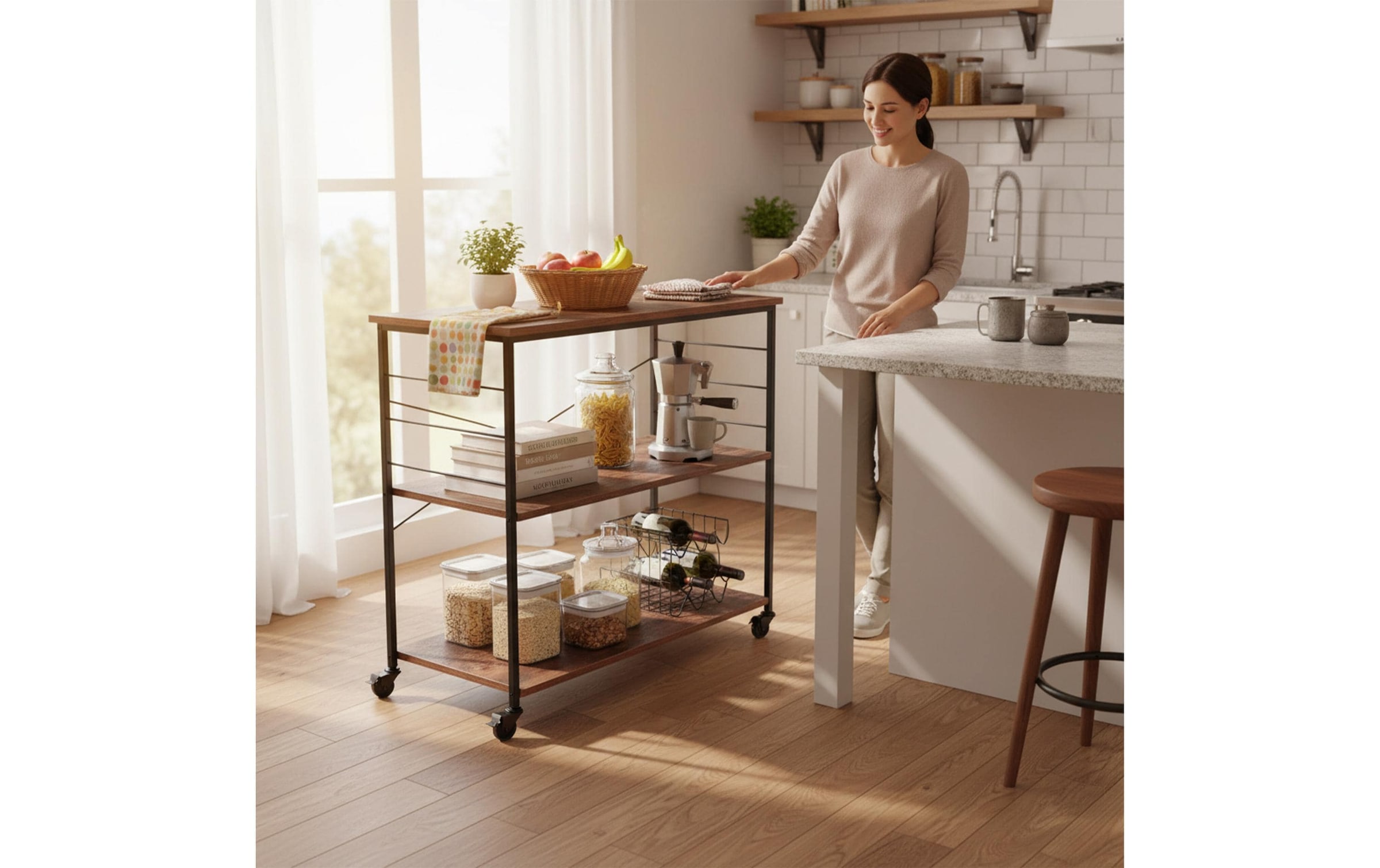 relaxdays Küchenwagen