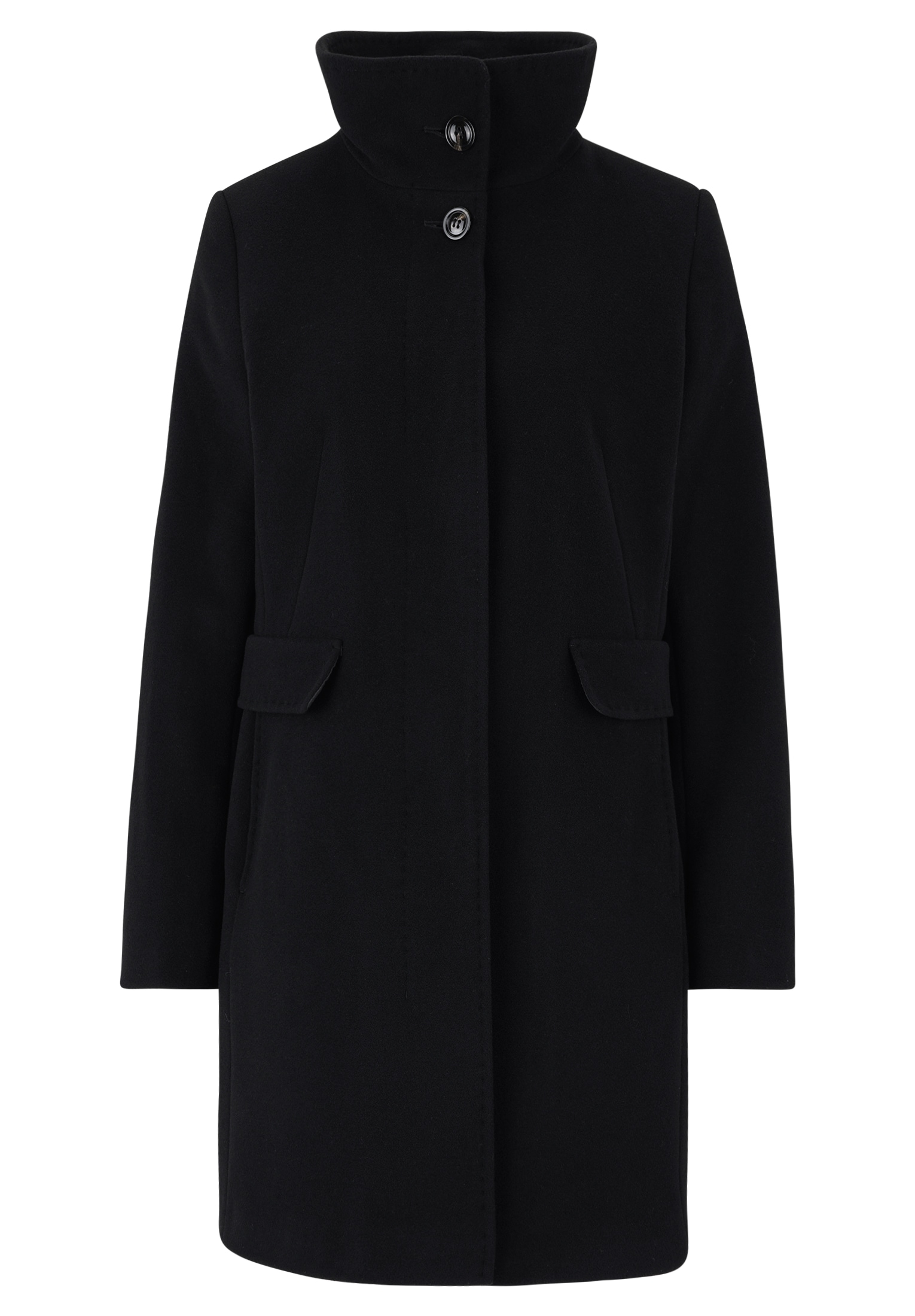 Gil Bret Veste en laine ohne Kapuze mit Stehkragen