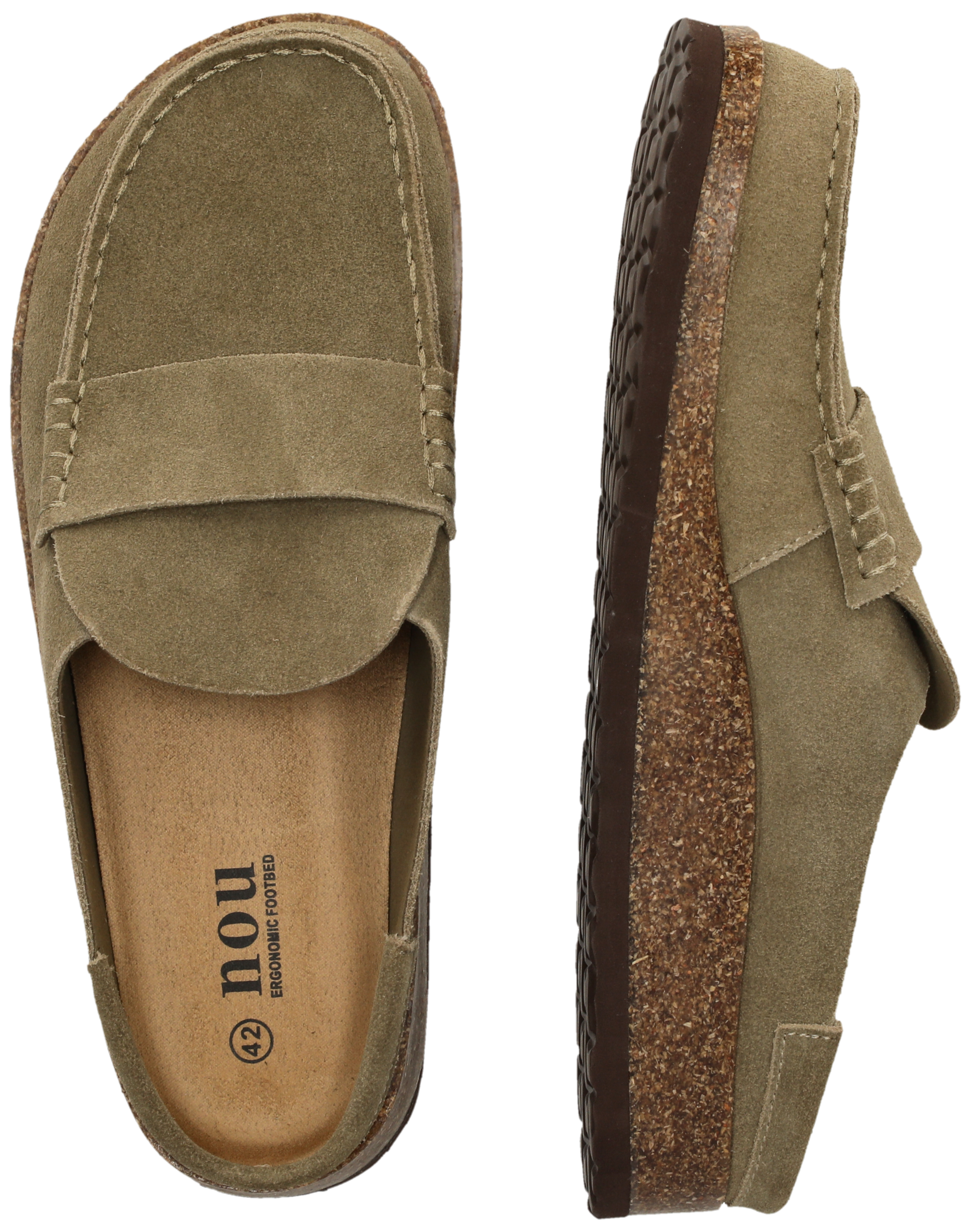 nou Sandale »Emilio M Leather Cork MOC V2«