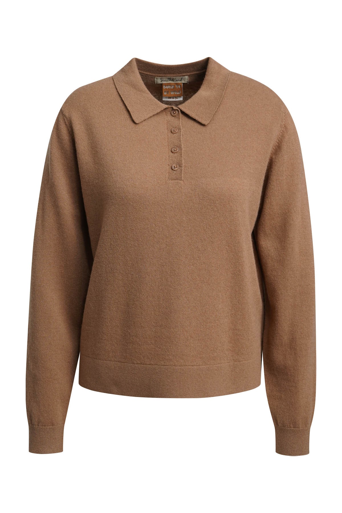 Smith & Soul Polokragenpullover mit hohem Woll-Anteil