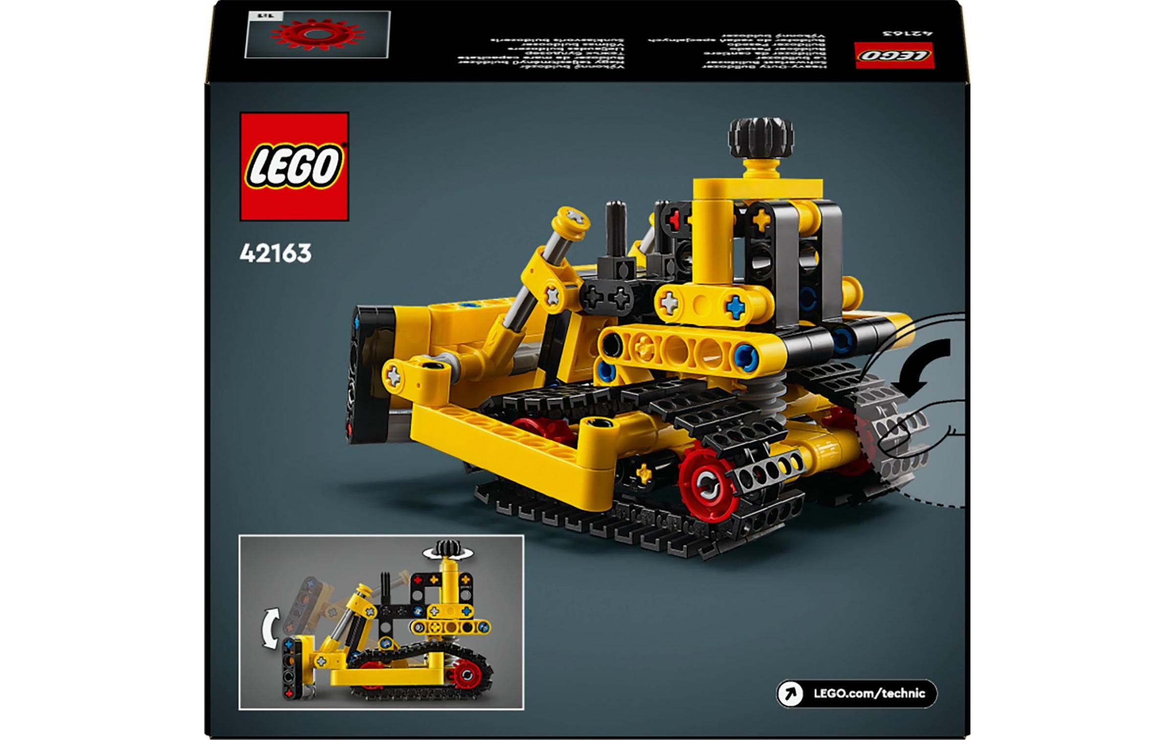 LEGO® Spielbausteine »Schwerlast Bulldozer 42163«