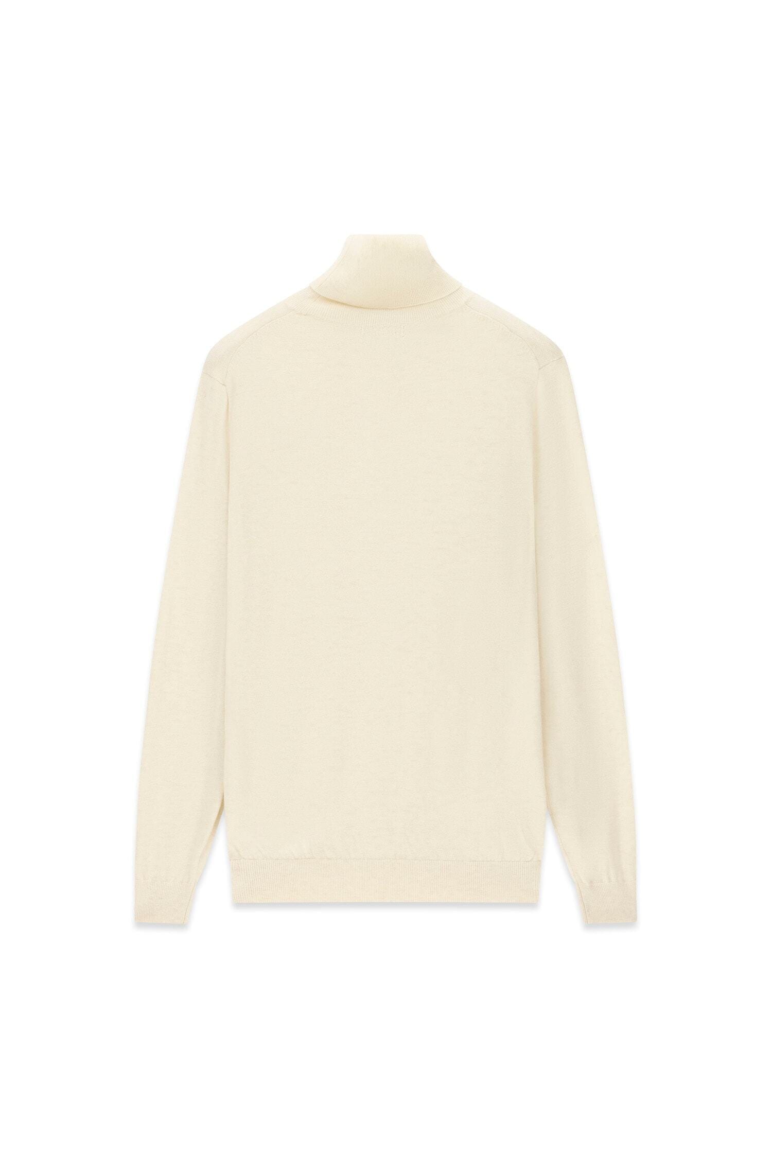 Guess Pull à col roulé mit Seide und Wolle, Regular Fit, Logo-Schriftzug
