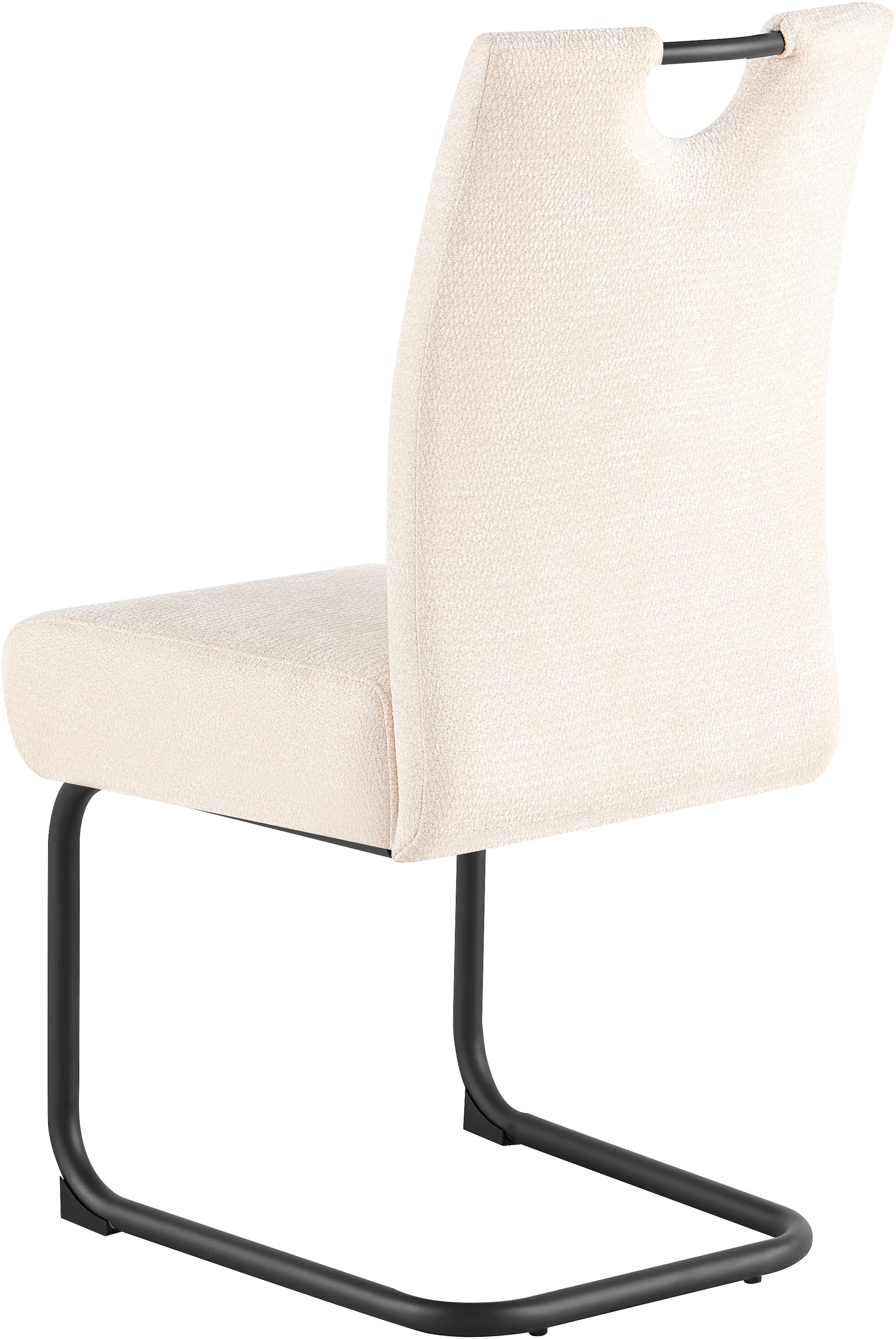 GOODproduct Chaise cantilever »Echo, 2er-Set, Federkern« () 2 cuischaise cantilever confortable avec ressort et poignée, charge maximale 140 kg