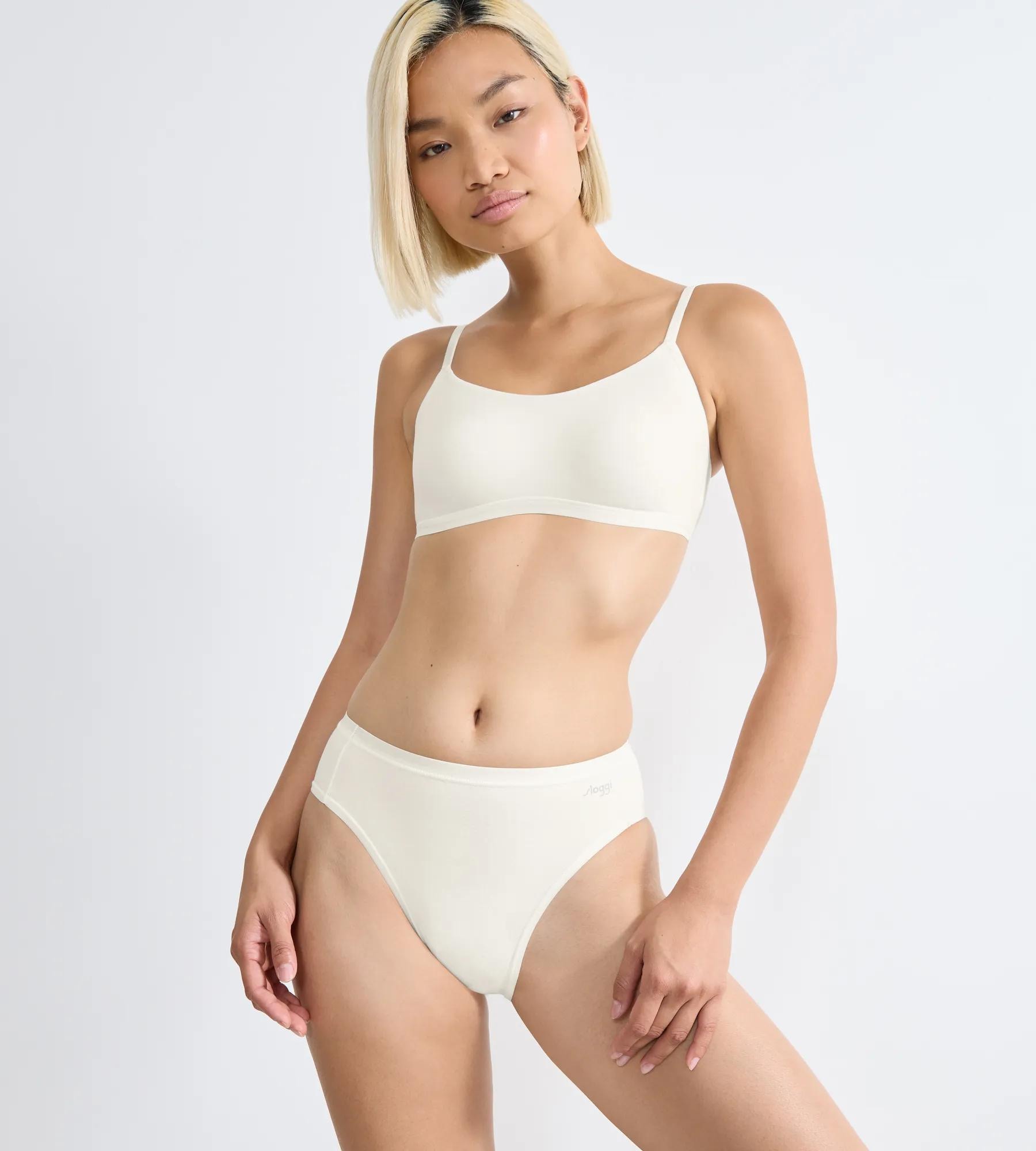 sloggi Slip tai »GO Daily Cotton« détails effet brillant, grande ouverture de jambe, doux, élastique