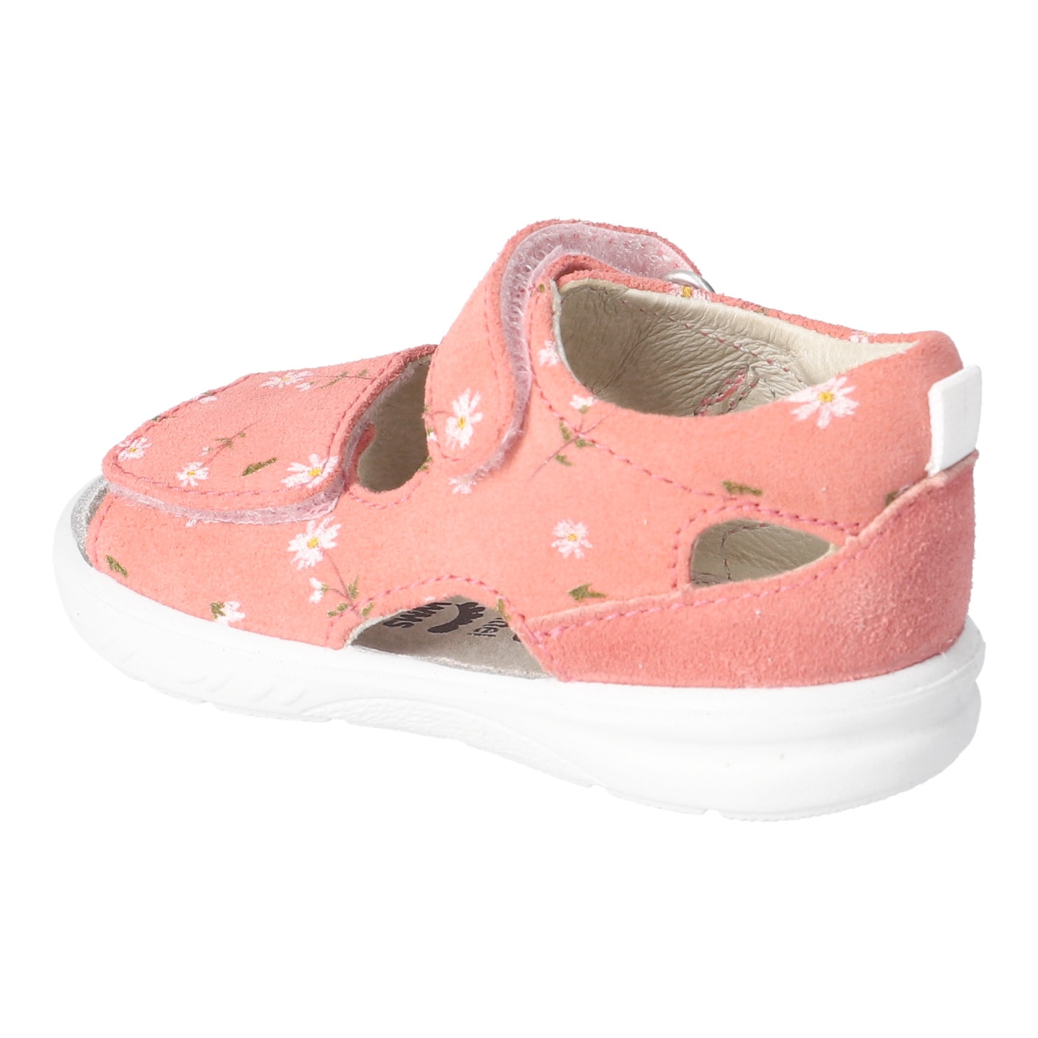 PEPINO by RICOSTA Lauflernschuh »Banu WMS: mittel«  Sandalette mit Klett und Animal Print, Grössenschablone zum Download