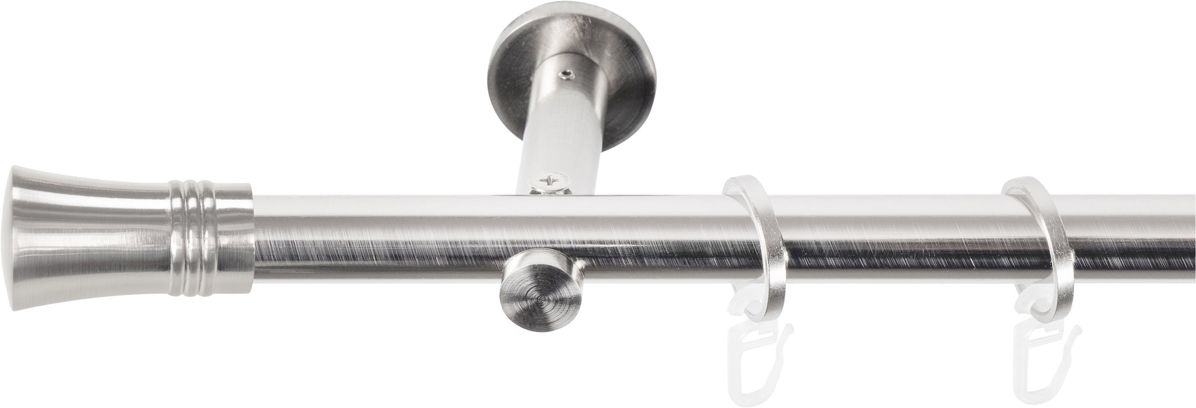 SN DECO GROUP Gardinenstange Ø 19 mm 1 läufig-läufig Fixmass;kürzbar