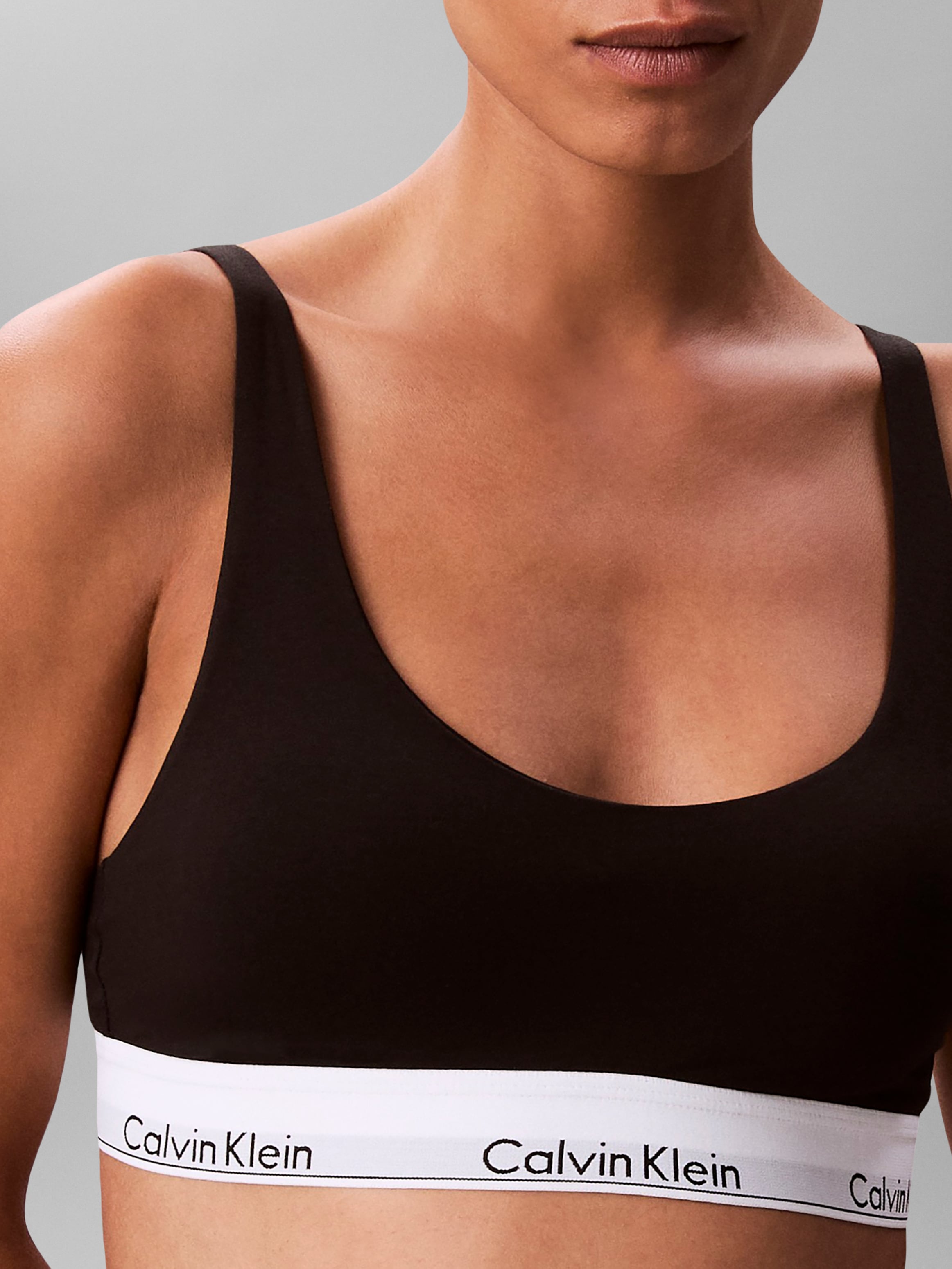 Calvin Klein Underwear Soutien-gorge à bretelles »LIGHTLY LINED BRALETTE« Mit elastischem Saum