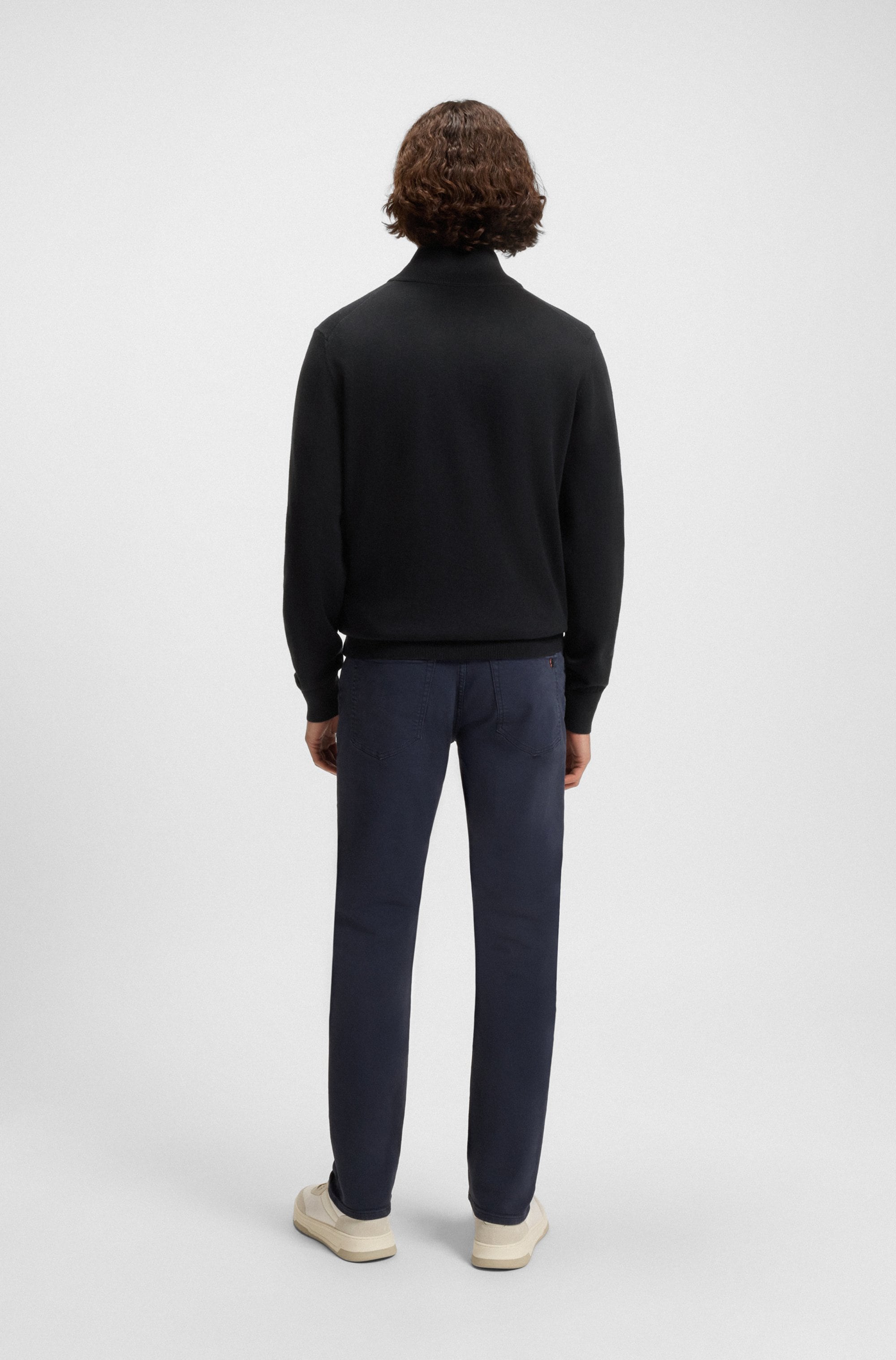 BOSS ORANGE Strickjacke »Kanozip« mit Reissverschluss