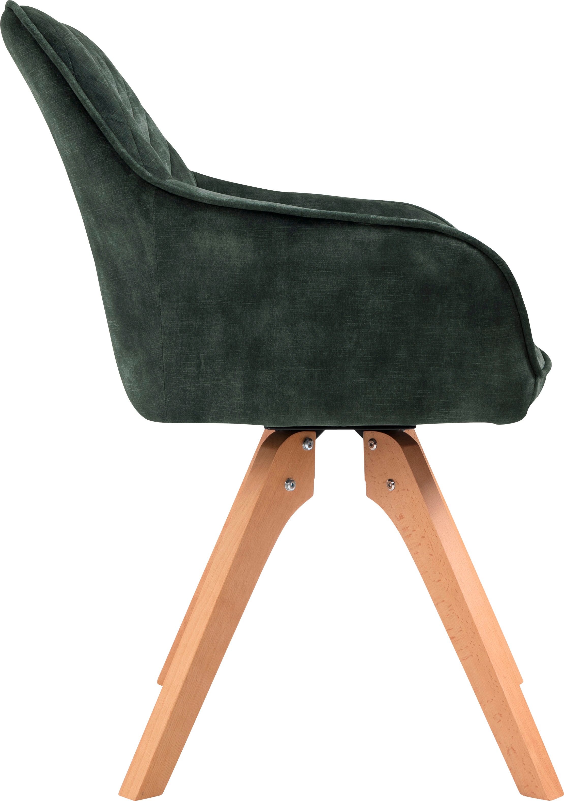 SalesFever Chaise avec accoudoirs »Växjö - Esszimmerstuhl Komfort und Stil« () 1 cuisSitzkomfort neu definiert: 180° Drehplatte inklusive!