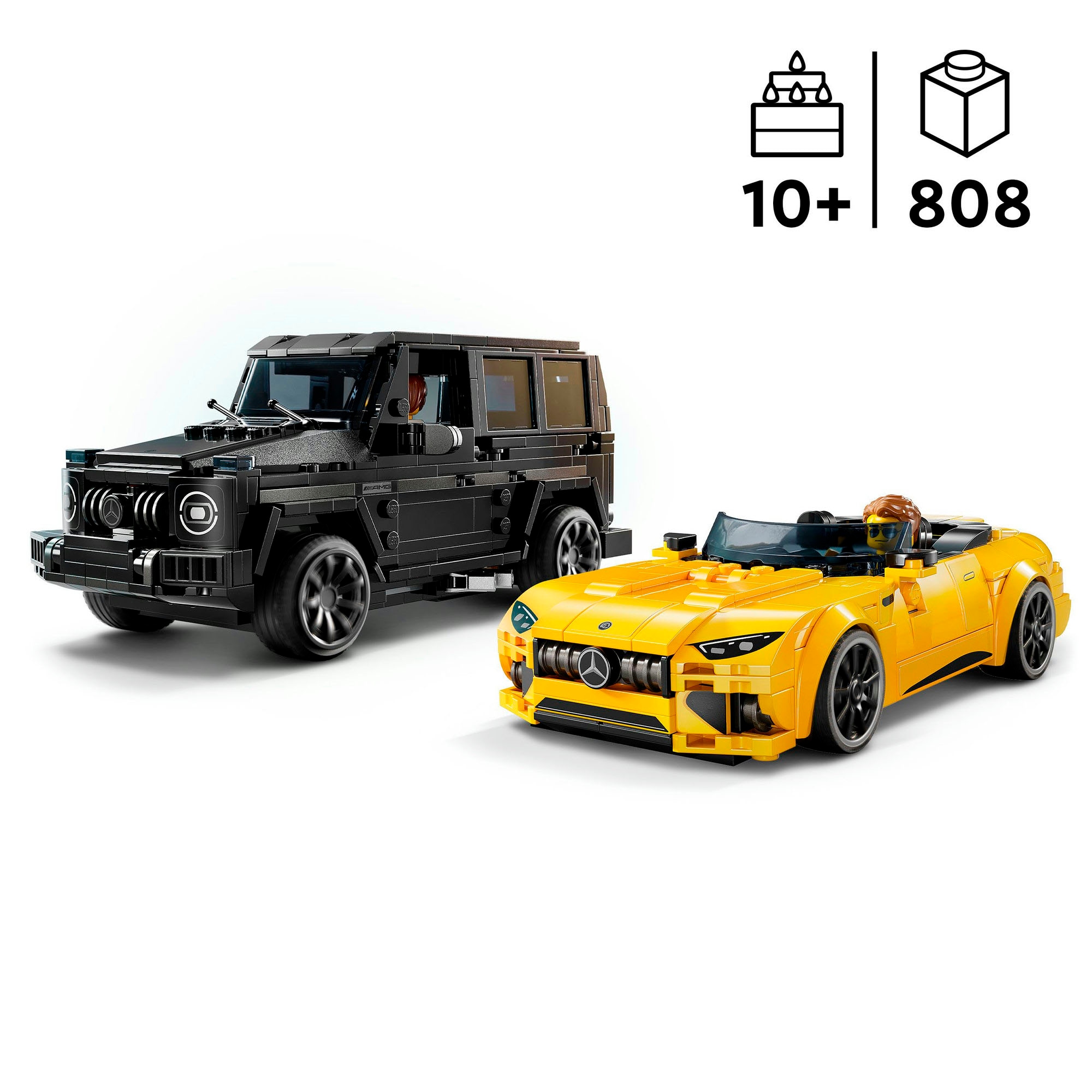 LEGO® Konstruktionsspielsteine »Mercedes-AMG G 63 & Mercedes-AMG SL 63 (76924), LEGO Speed Champions« Made in Europe