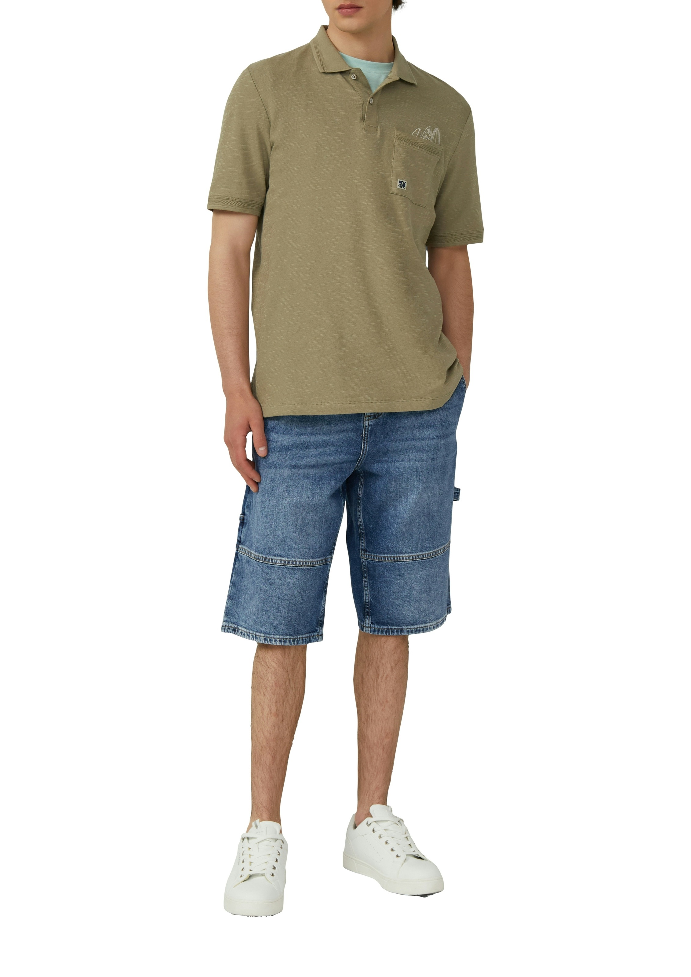 s.Oliver Poloshirt mit Stickereien