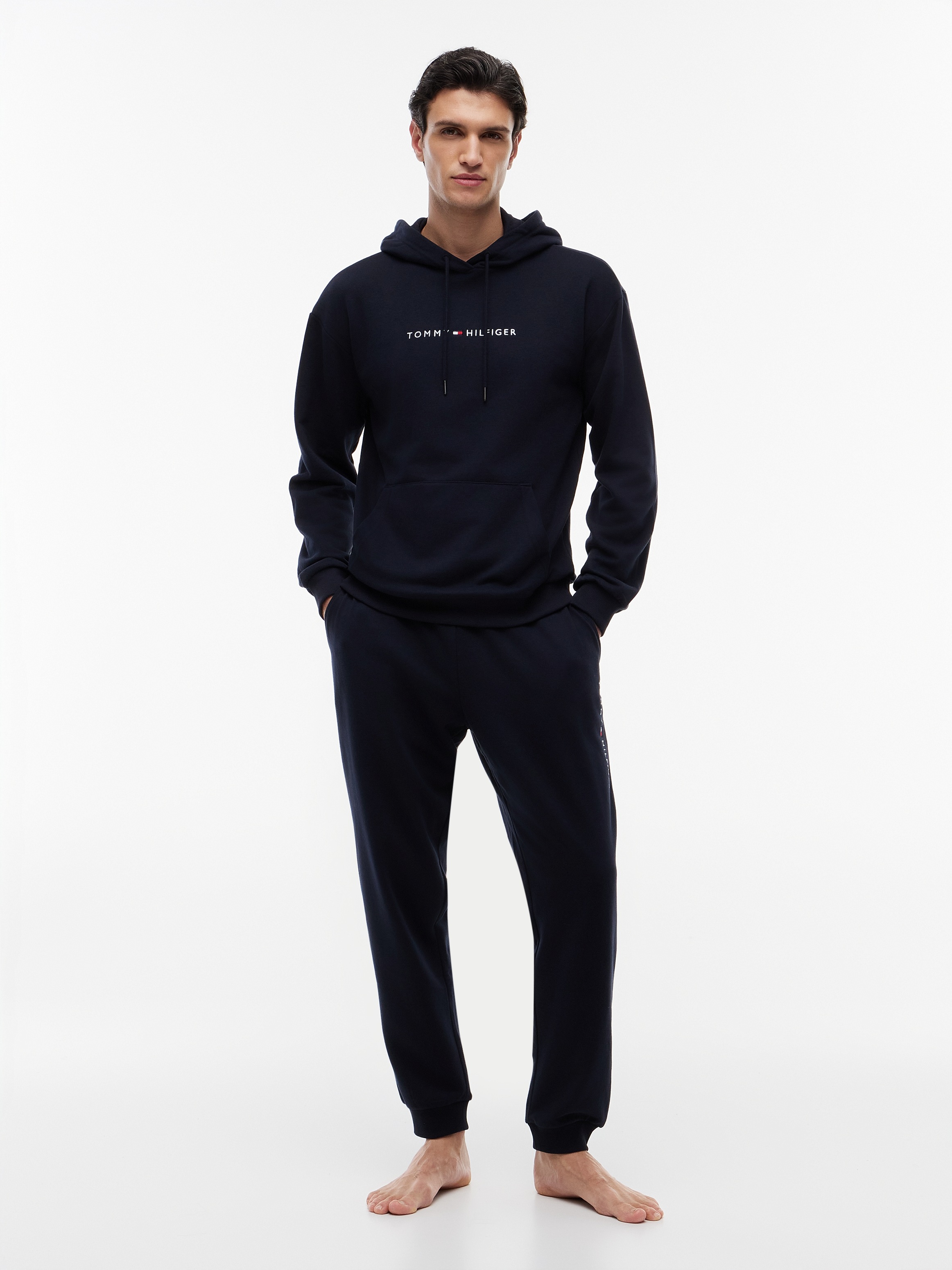 Tommy Hilfiger Underwear Hoodie , avec broderie, coupe Regular Fit, avec poche kangourou, design décontracté
