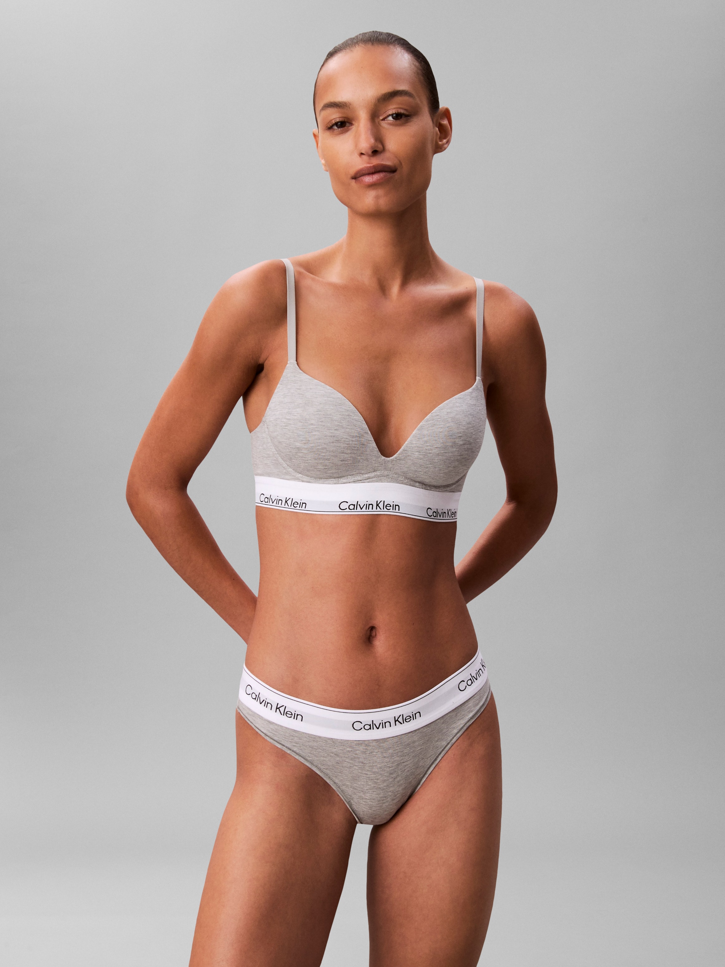 Calvin Klein Underwear Soutien-gorge à bretelles »LIGHTLY LINED BRALETTE« Mit elastischem Saum