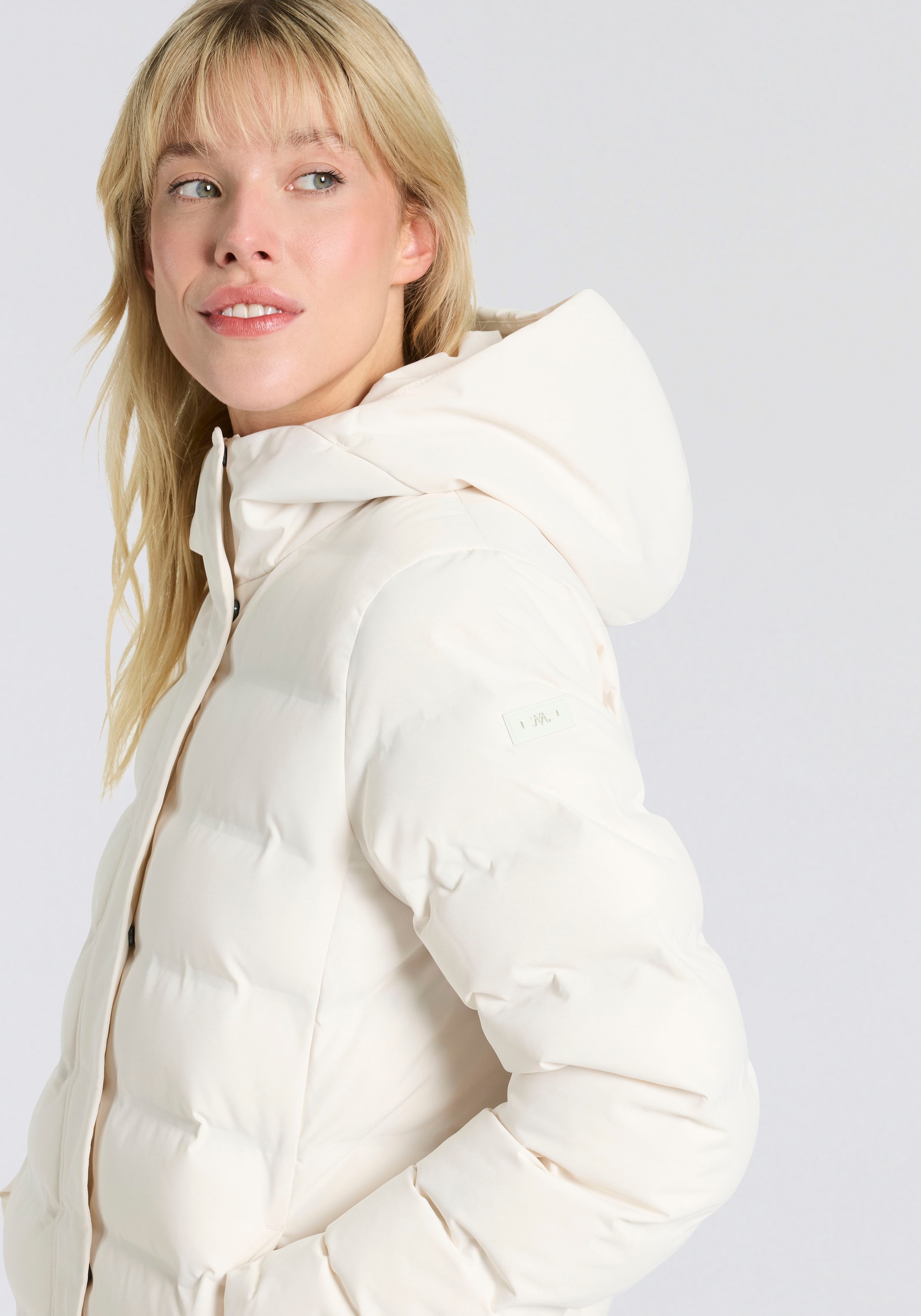 CMP Veste matelassée »WOMAN JACKET FIX HOOD« 1 cuis tlg. wärmend & winddicht & wasserabweisend
