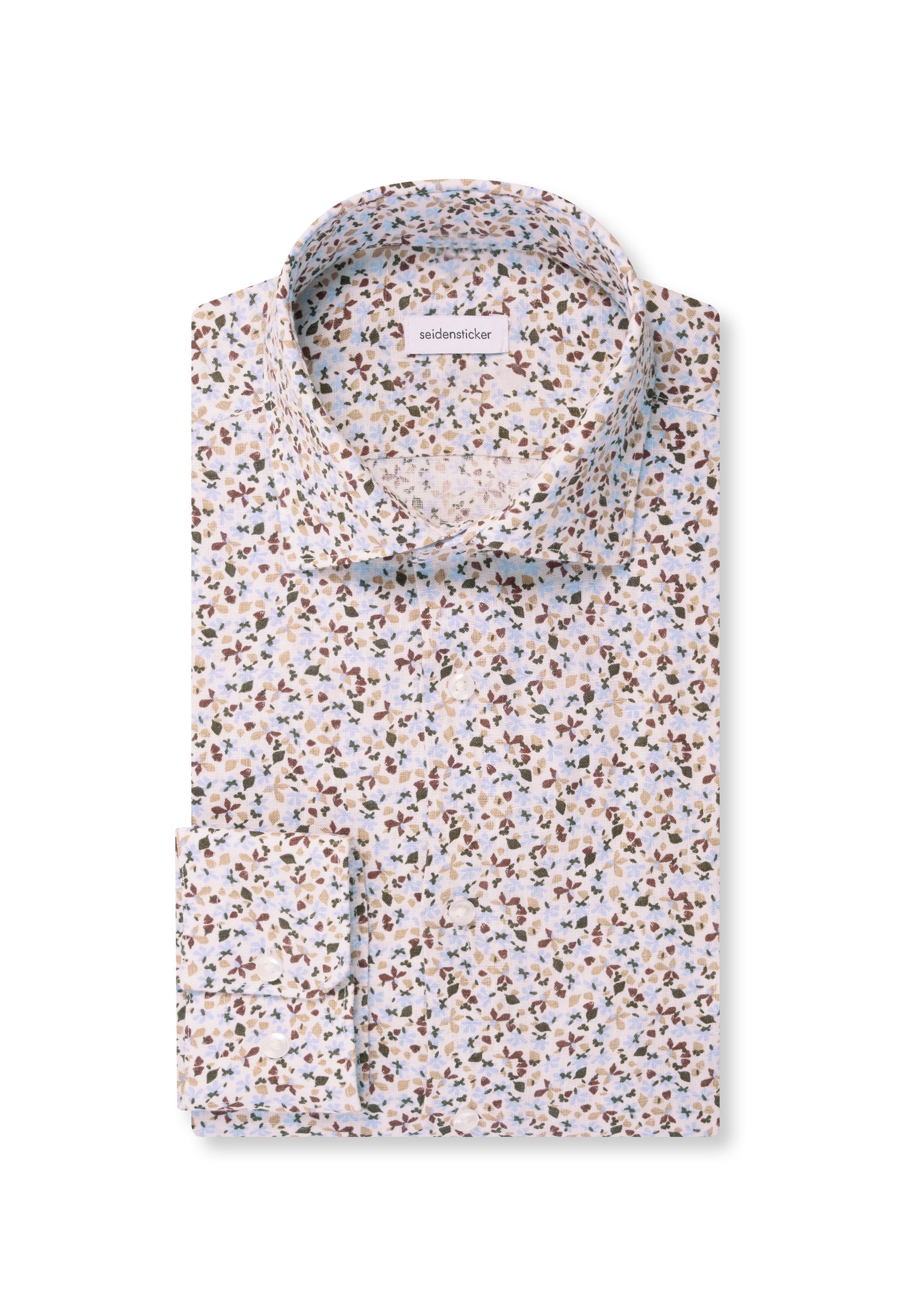 seidensticker Chemise d'affaires »Slim« Slim 1/1 Kentkragen Druck