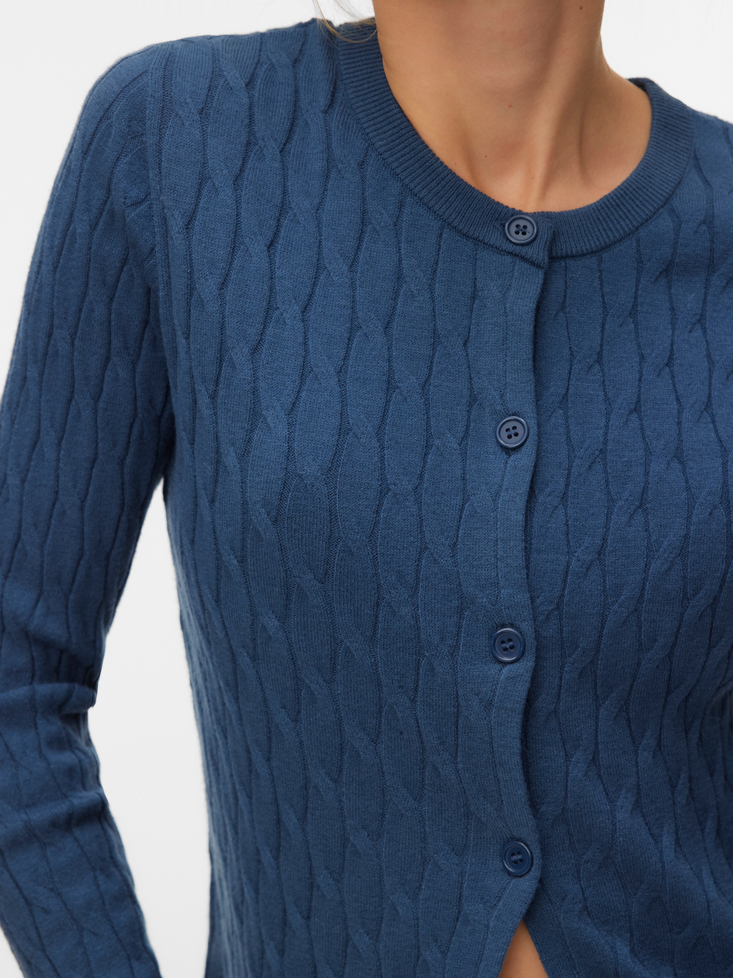 Vero Moda Veste en tricot »VMFANTASTIC LS O-NECK CABLE CARDIGAN«