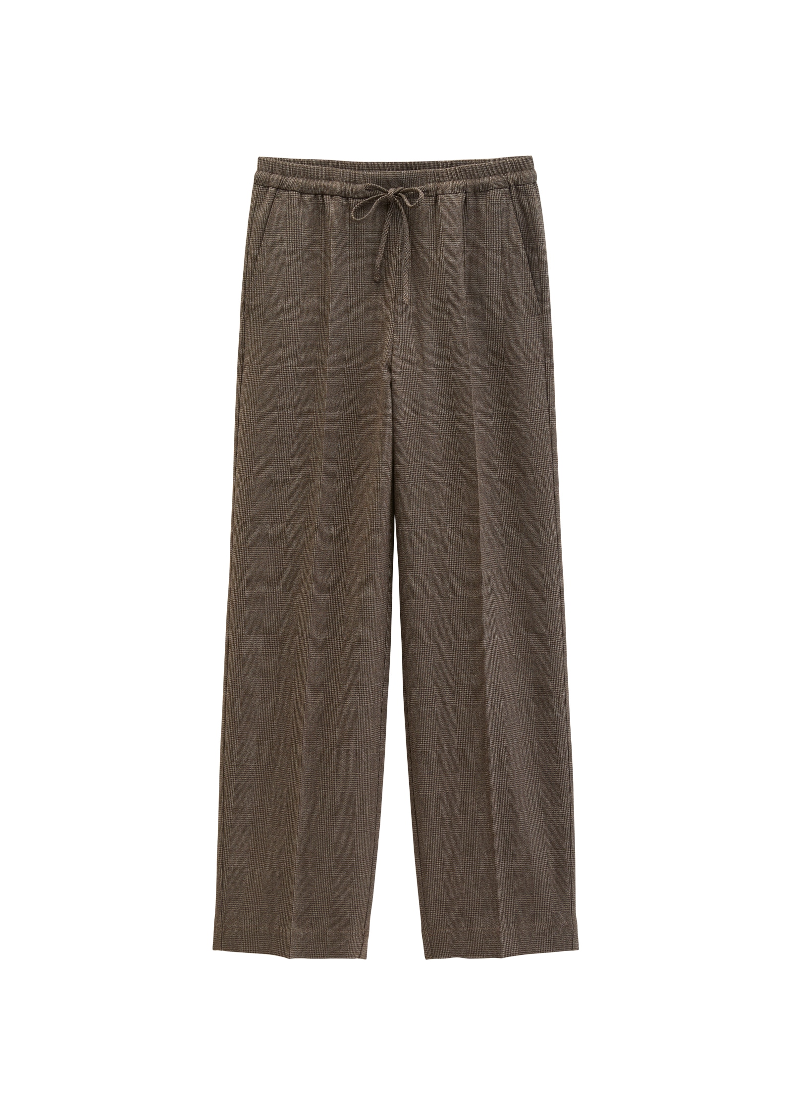Marc O'Polo Schlupfhose »relaxed aus recyceltem Polyester-Viskose-Mix«  Glencheck, Pull-on