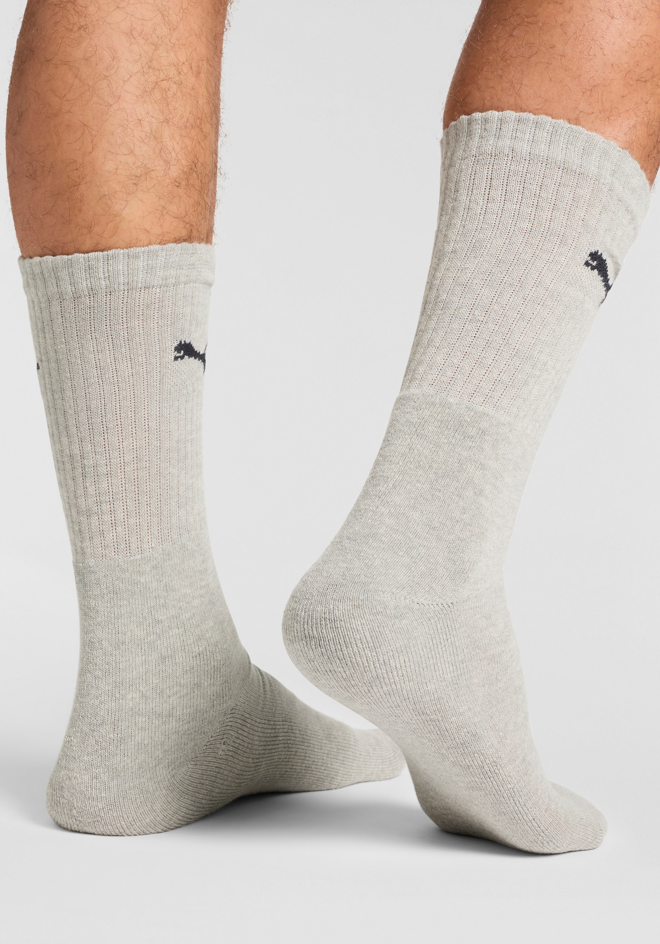 PUMA Chaussettes »PUMA CREW SOCK 9P ECOM« 9 Paar, 9 cuis tlg. Tennissocken, atmungsaktiv, feuchtigkeitsregulierend