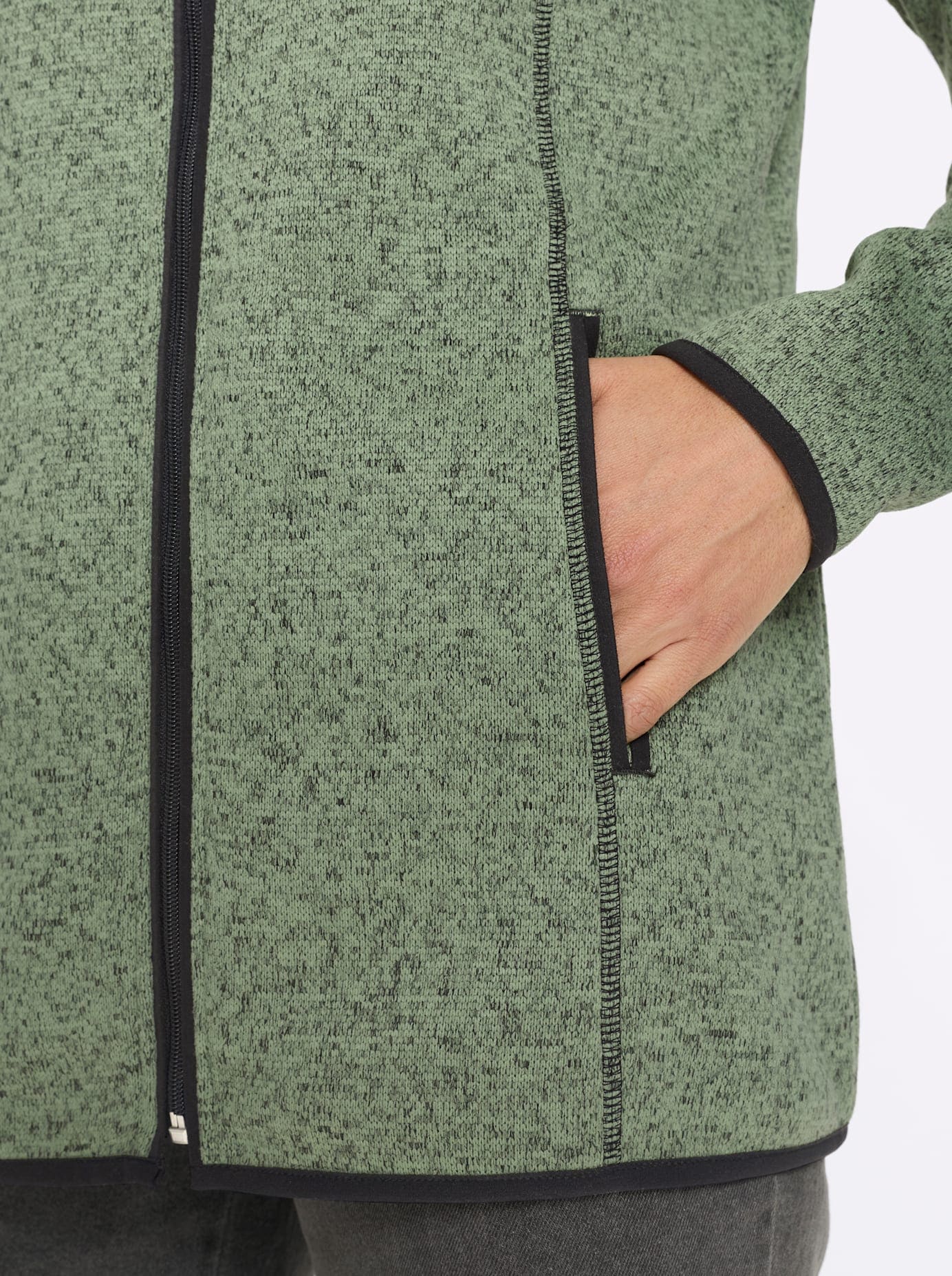 Classic Basics Veste en laine polaire sans capuche